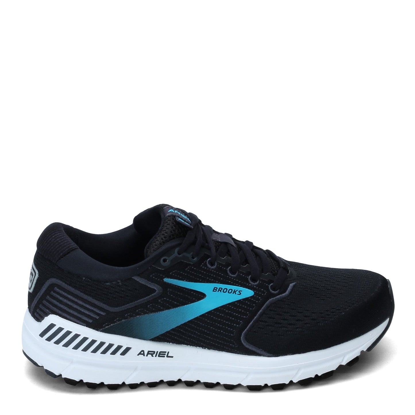 Peltz Shoes Women's Brooks Ariel 20 Running Shoe Black/Ebony 120315 1B 064