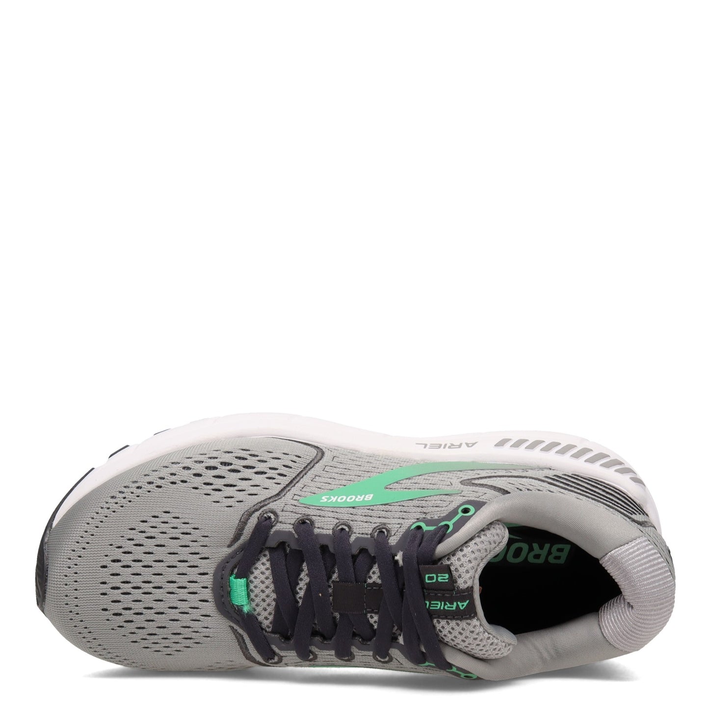 Peltz Shoes Women's Brooks Ariel 20 Running Shoe Alloy/Blackened Pearl 120315 1B 076