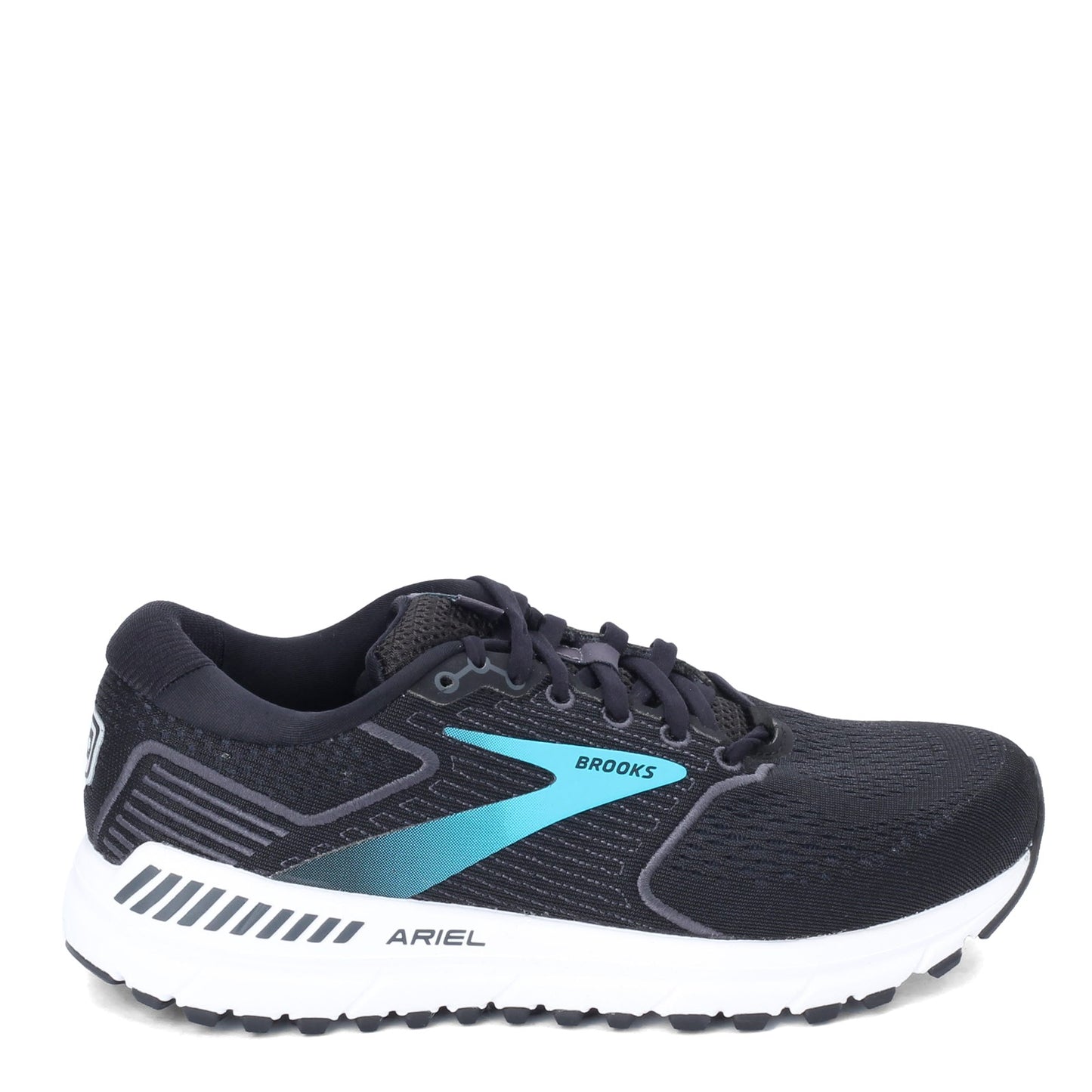 Peltz Shoes Women's Brooks Ariel 20 Running Shoe - Extra Wide Black/Ebony 120315 2E 064