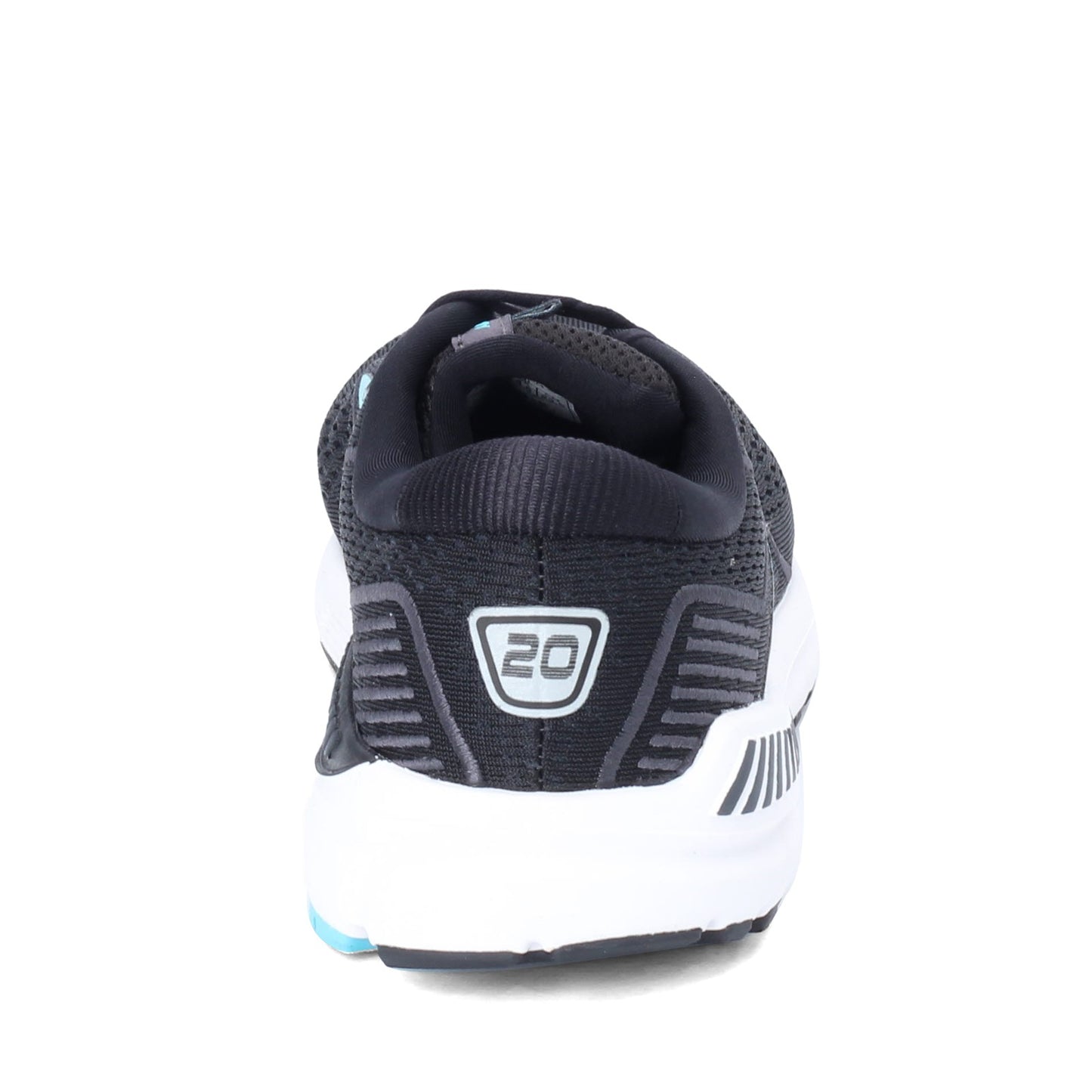 Peltz Shoes Women's Brooks Ariel 20 Running Shoe - Extra Wide Black/Ebony 120315 2E 064