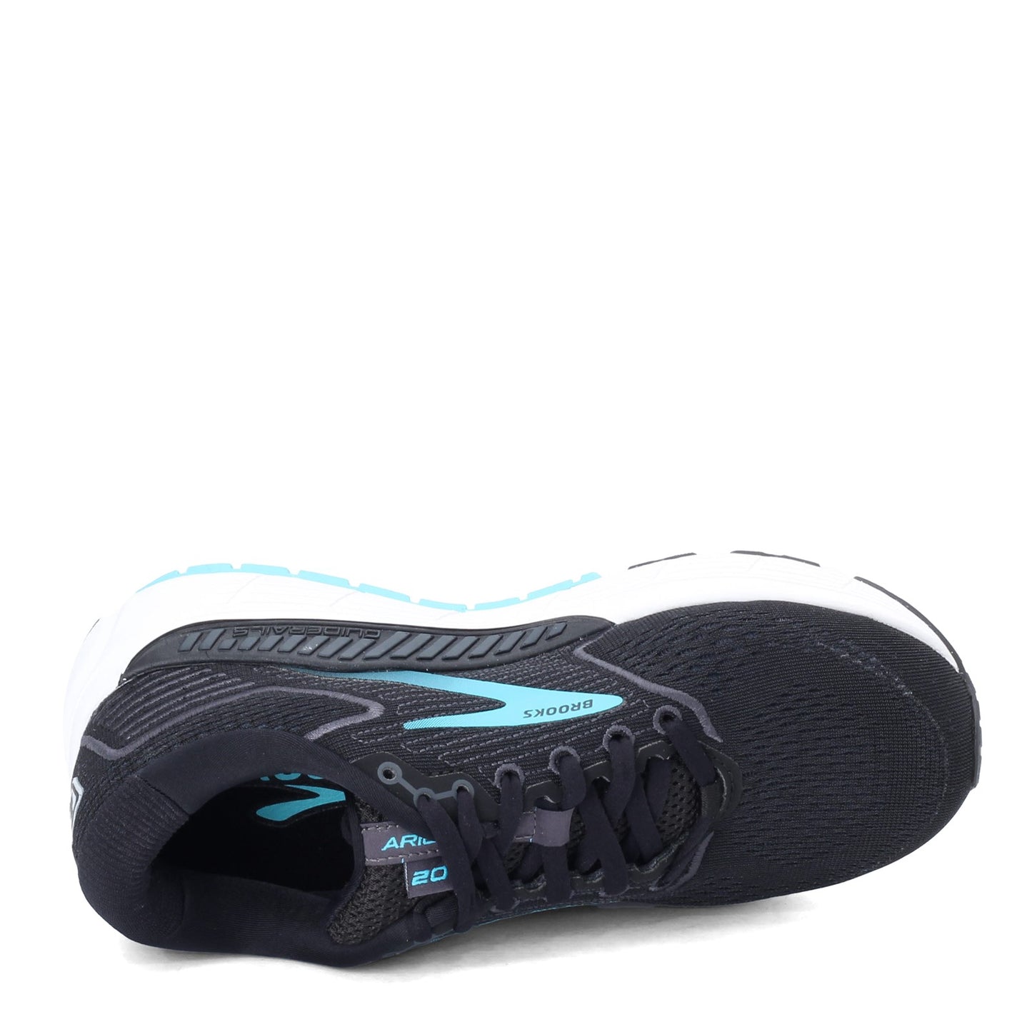 Peltz Shoes Women's Brooks Ariel 20 Running Shoe - Extra Wide Black/Ebony 120315 2E 064