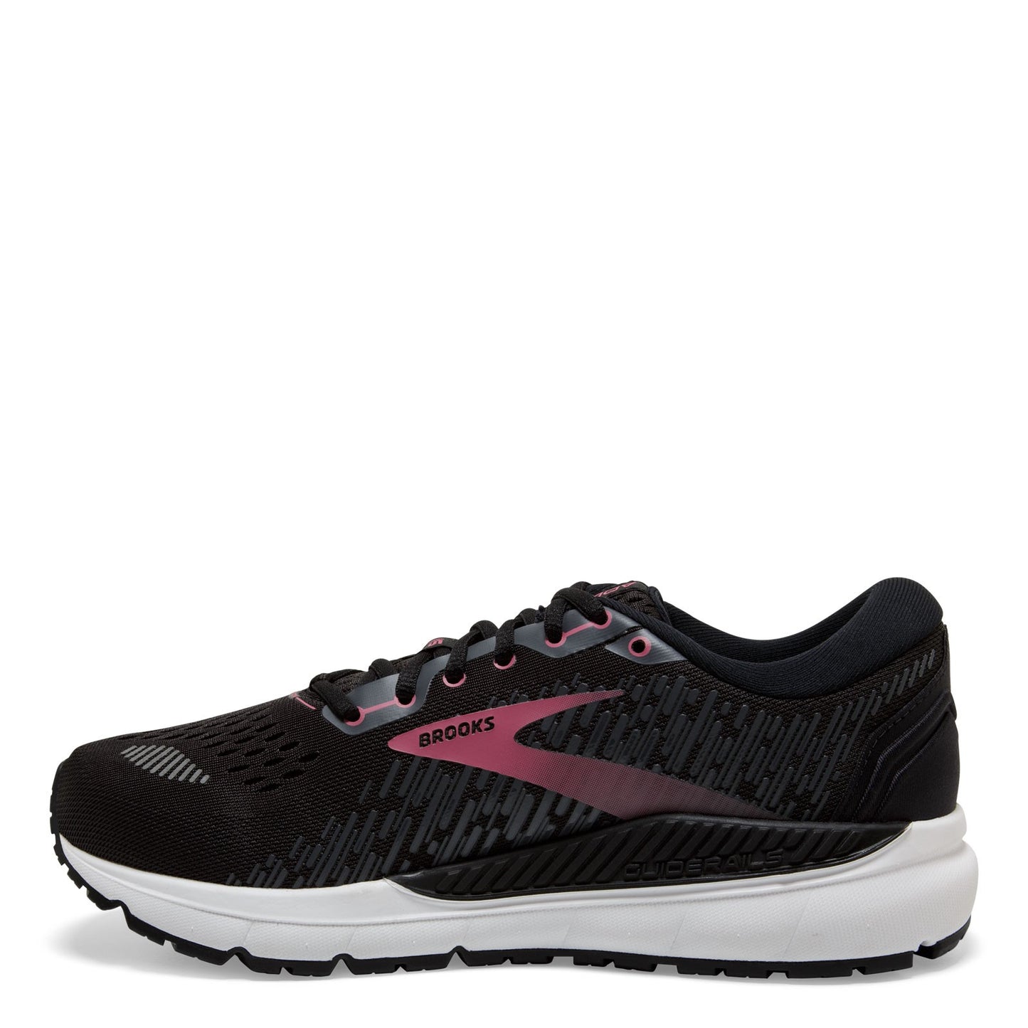 Peltz Shoes Women's Brooks Addiction GTS 15 Running Shoe Black/Ebony 120352 1B 088