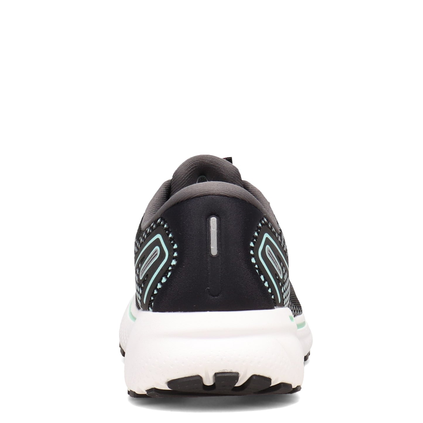Peltz Shoes Women's Brooks Ghost 14 Running Shoe BLACK PINK 120356 1B 013