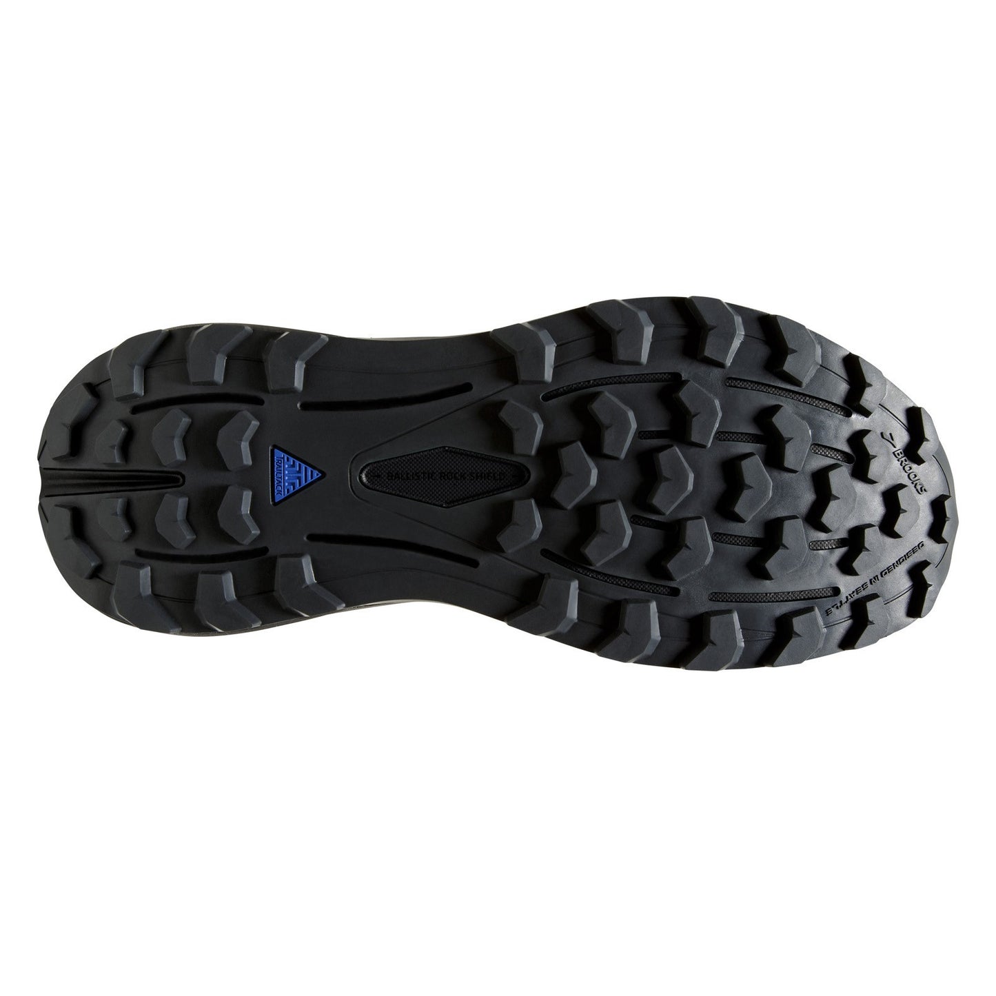 Peltz Shoes Women's Brooks Cascadia 16 Trail Running Shoe - Wide Width Black/Ebony/Yucca 120363 1D 049