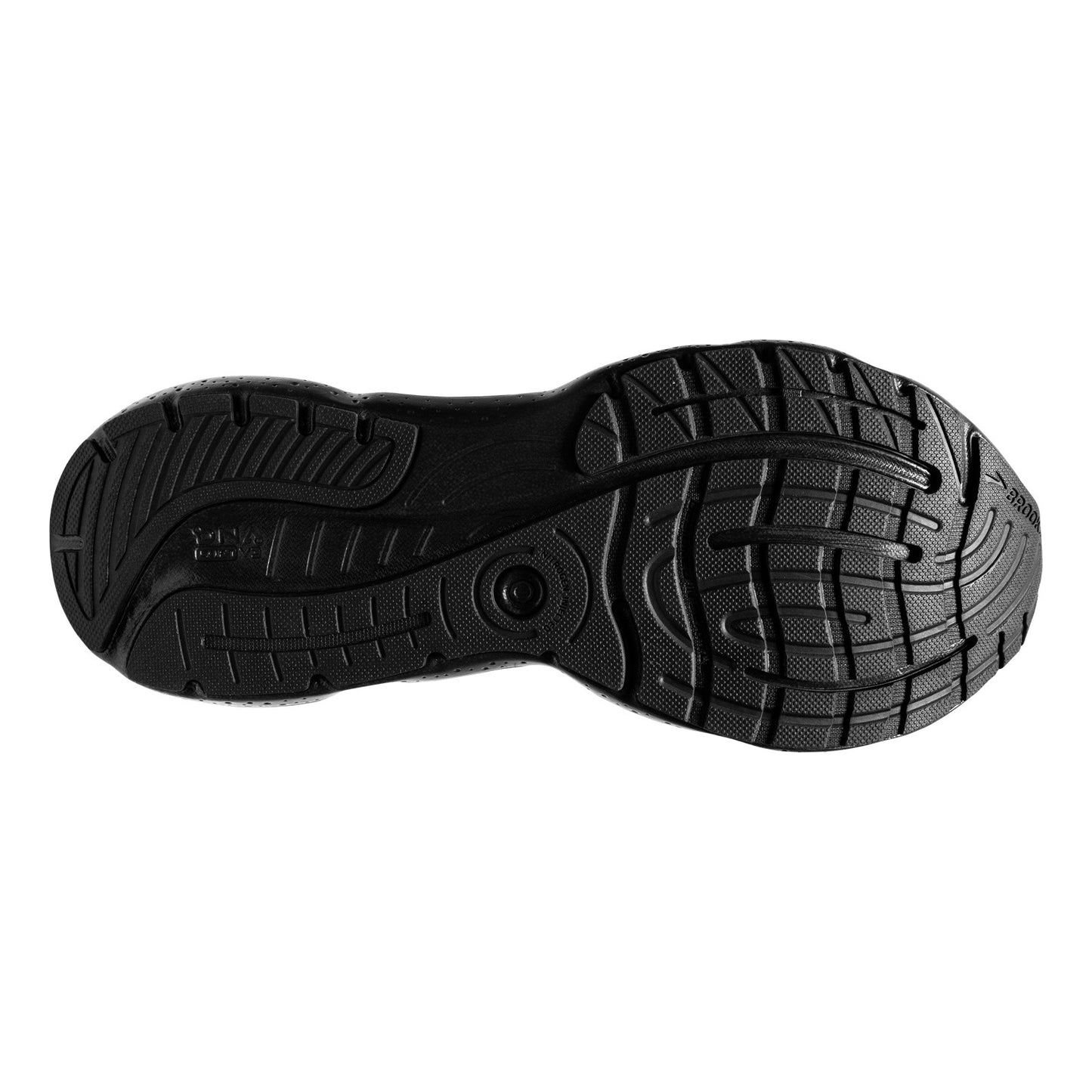Peltz Shoes Women's Brooks Glycerin 20 Running Shoe Black/Black/Ebony 120369 1B 020