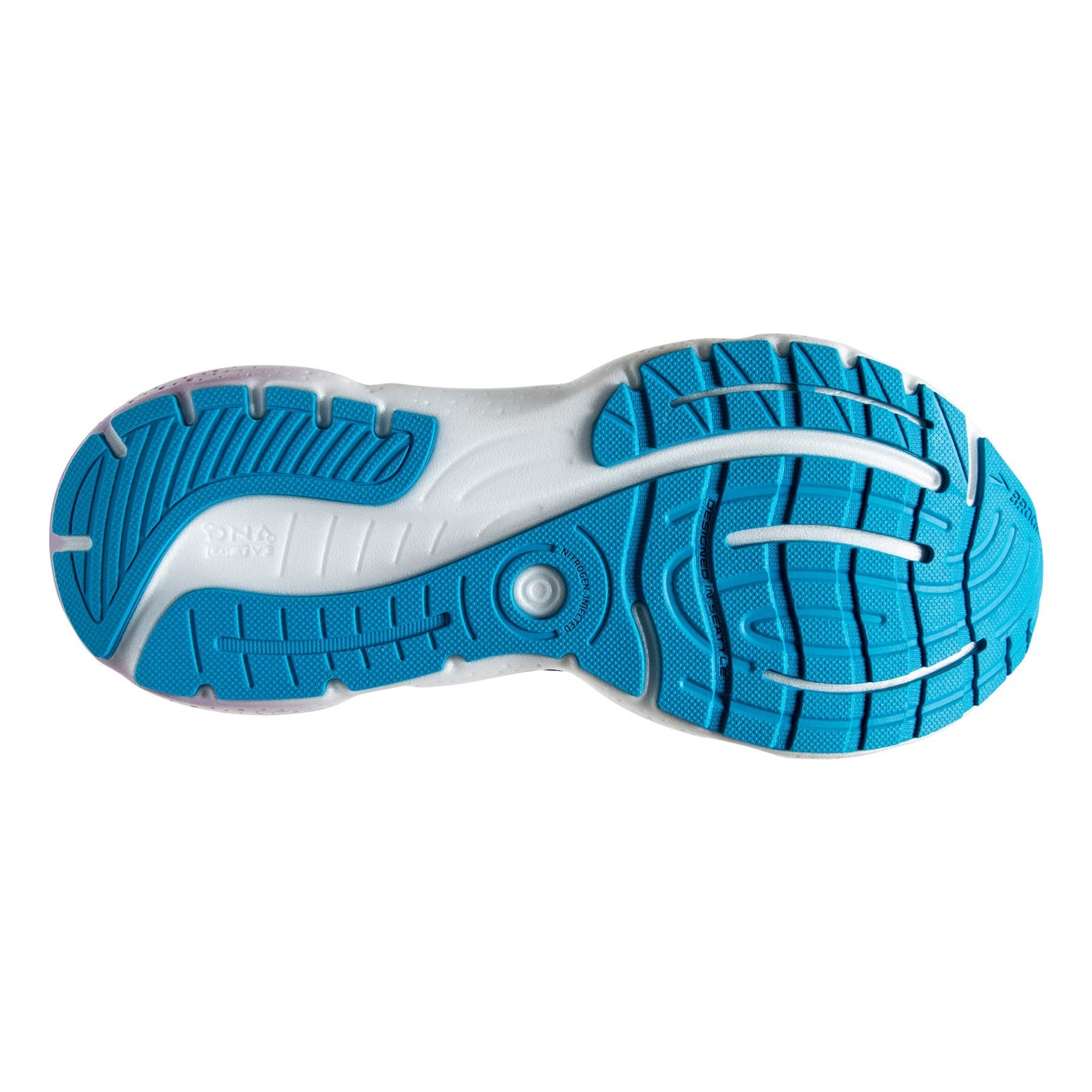 Peltz Shoes Women's Brooks Glycerin 20 Running Shoe Peacoat/Ocean 120369 1B 499