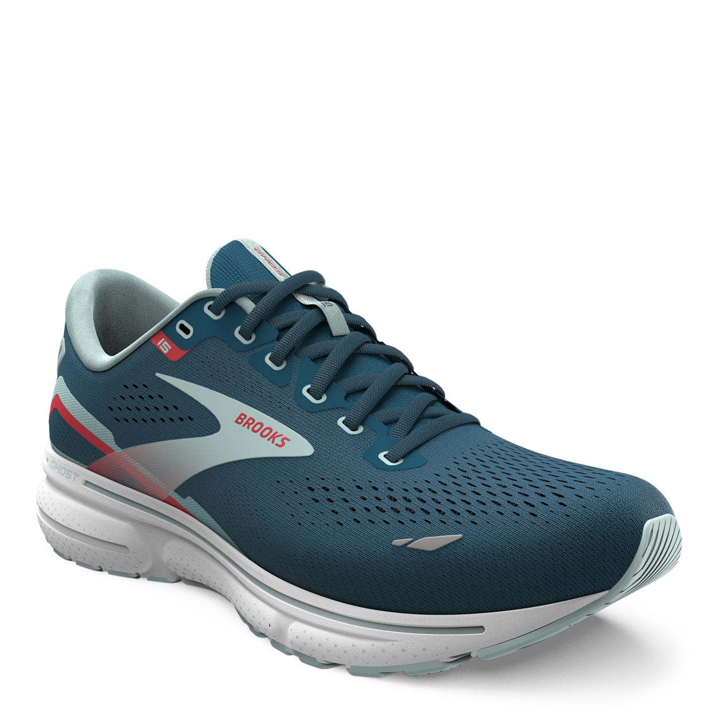 Peltz Shoes Women's Brooks Ghost 15 Running Shoe Legion Blue/Blue/Bittersweet 120380 1B 497