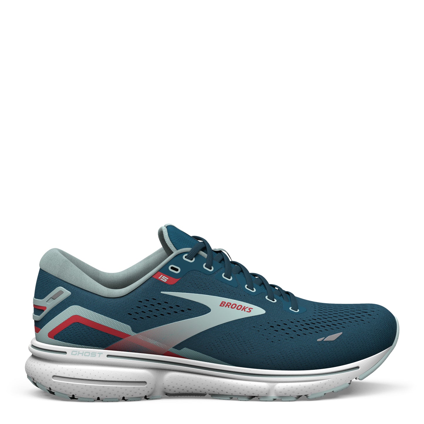 Peltz Shoes Women's Brooks Ghost 15 Running Shoe Legion Blue/Blue/Bittersweet 120380 1B 497