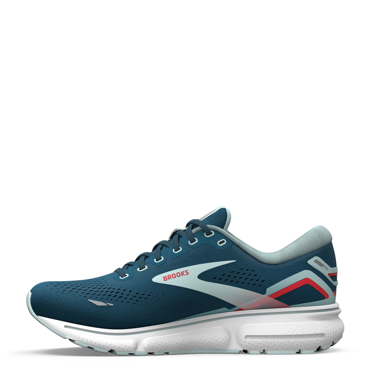 Peltz Shoes Women's Brooks Ghost 15 Running Shoe Legion Blue/Blue/Bittersweet 120380 1B 497