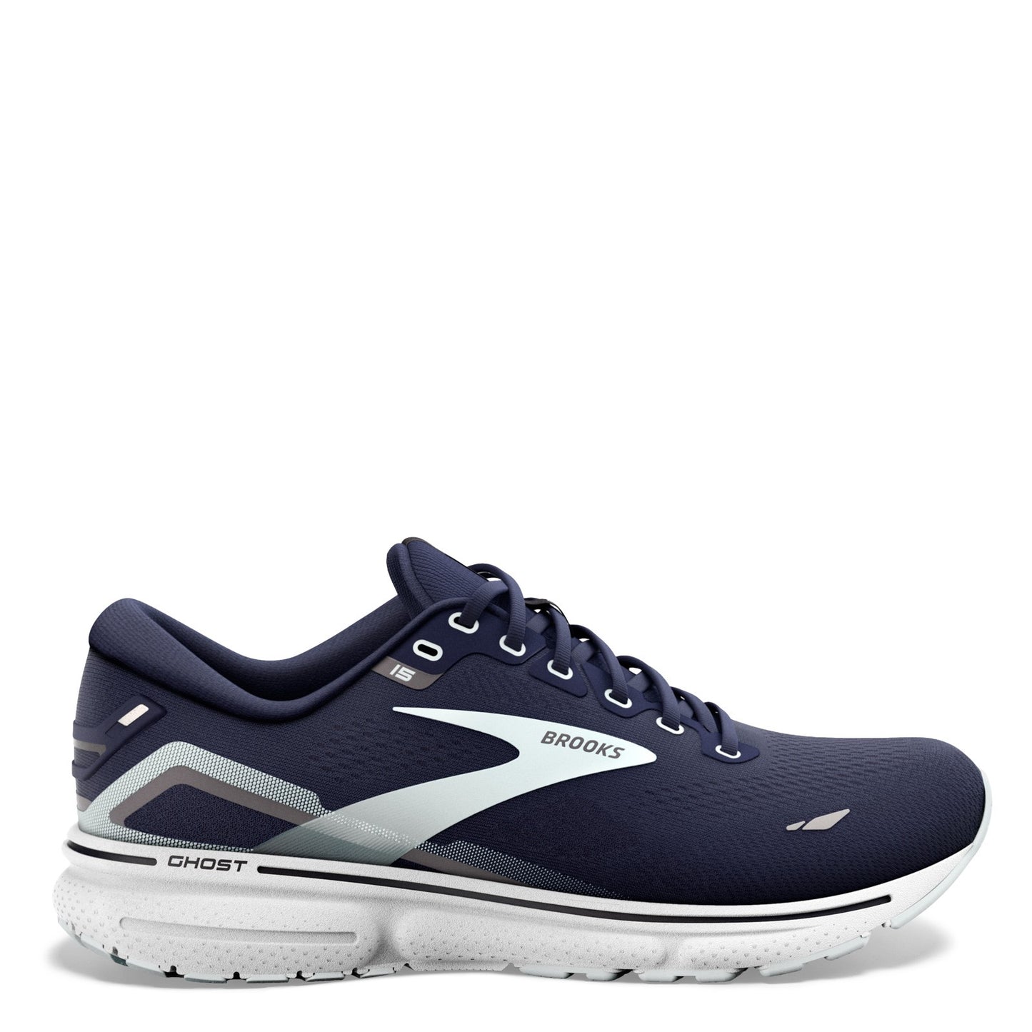 Peltz Shoes Women's Brooks Ghost 15 Running Shoe - Narrow Width Peacoat/Pearl/Salt 120380 2A 450