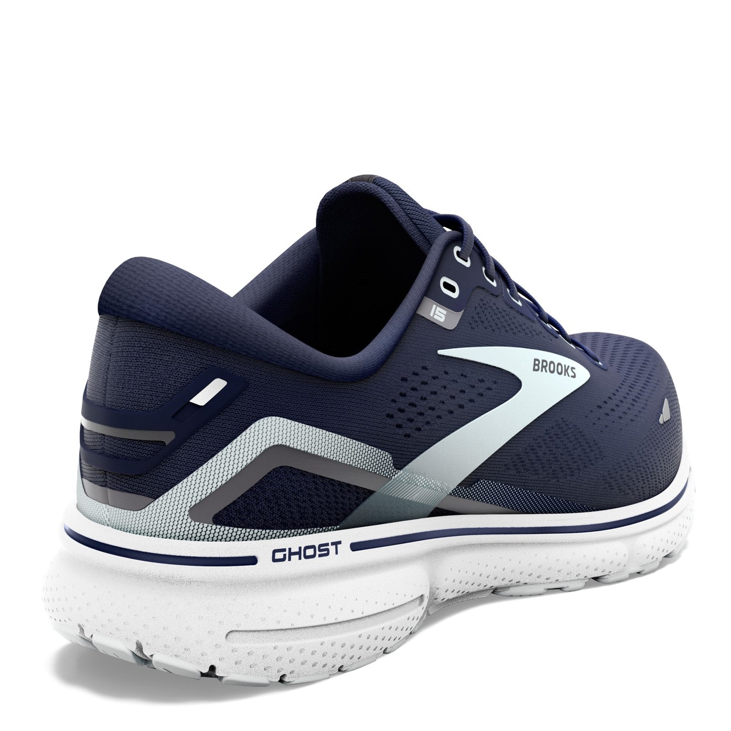 Peltz Shoes Women's Brooks Ghost 15 Running Shoe - Narrow Width Peacoat/Pearl/Salt 120380 2A 450