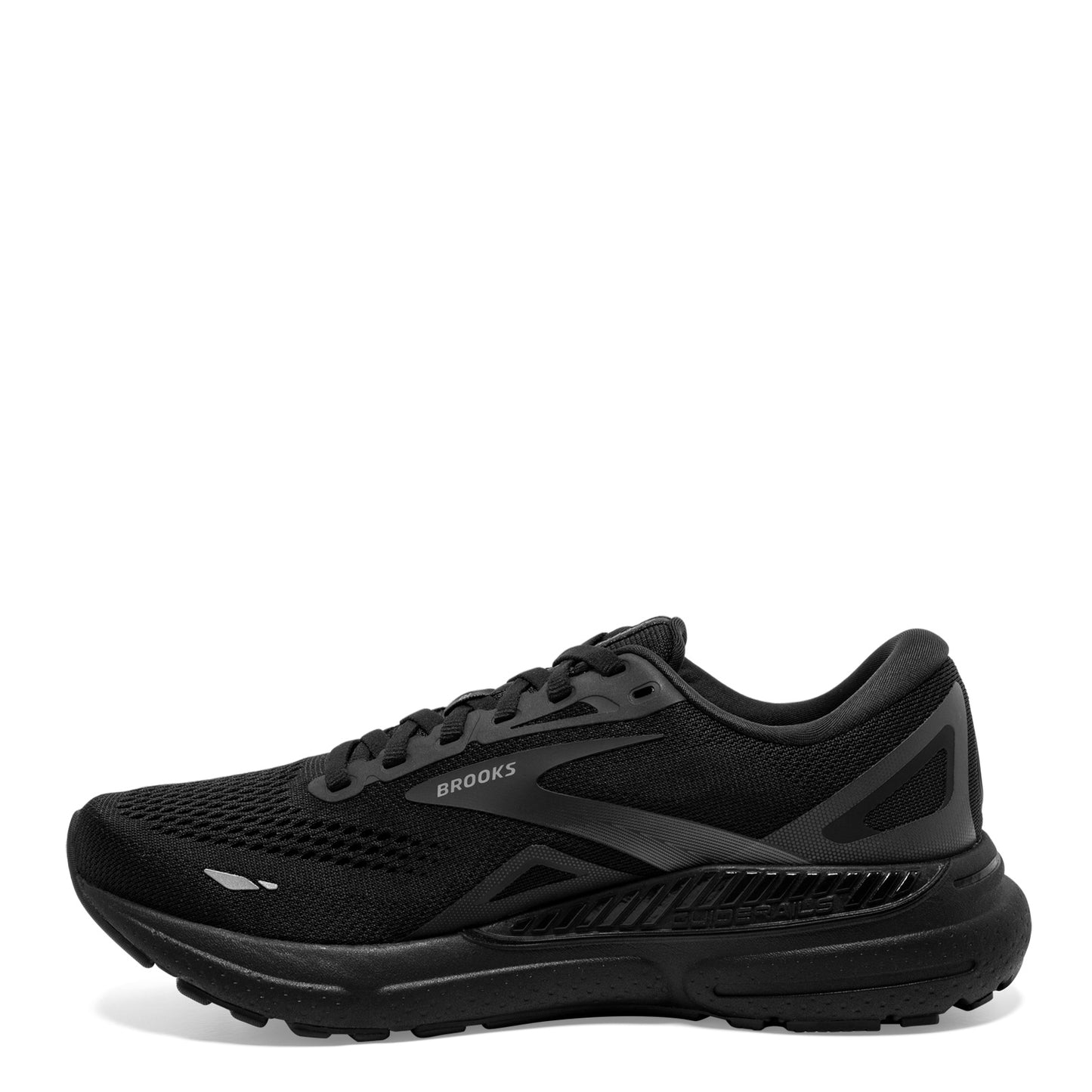Peltz Shoes Women's Brooks Adrenaline GTS 23 Running Shoe – Wide Width Black/Black/Ebony 120381 1D 020
