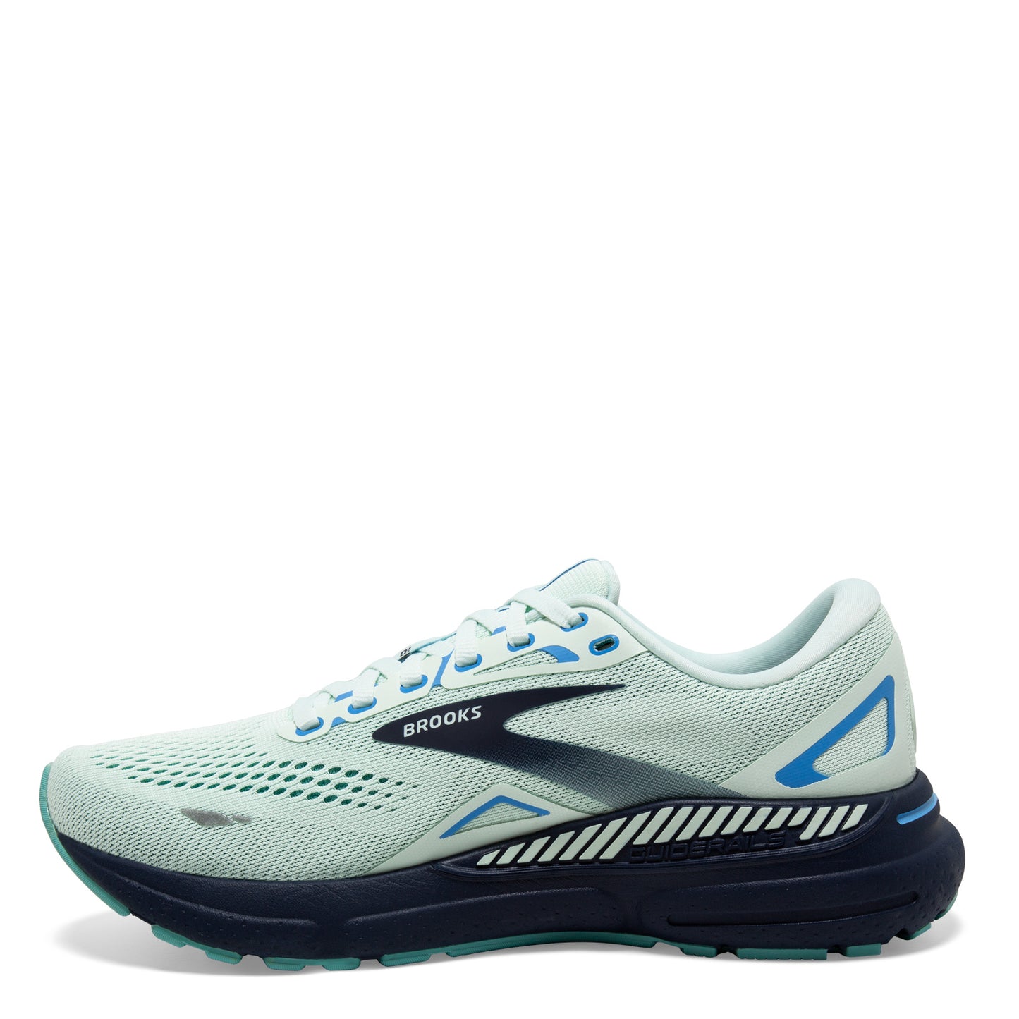 Peltz Shoes Women's Brooks Adrenaline GTS 23 Running Shoe – Wide Width Blue Glass/Nile Blue/Marina 120381 1D 471