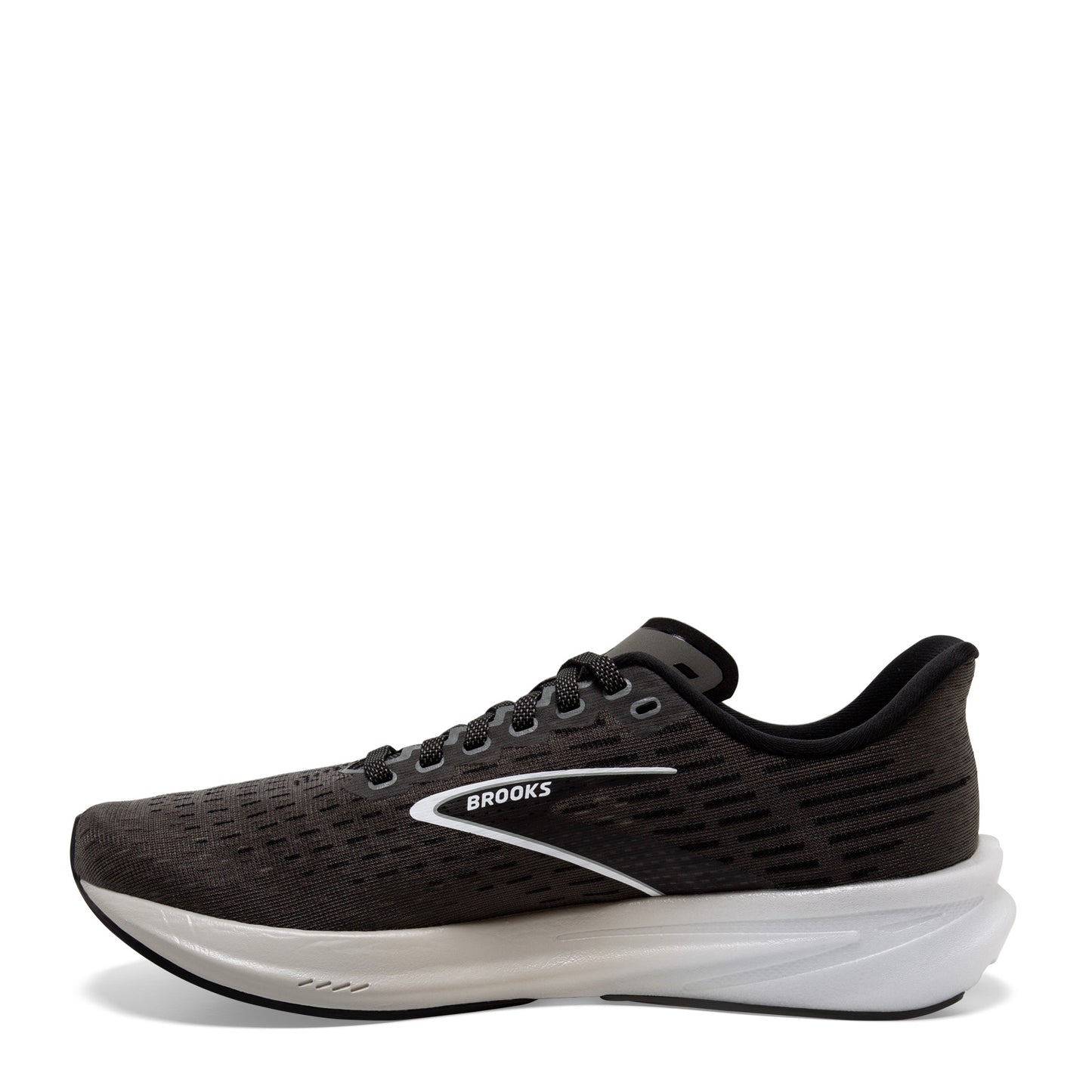 Peltz Shoes Women's Brooks Hyperion Running Shoe Gunmetal/Black/White 120396 1B 008