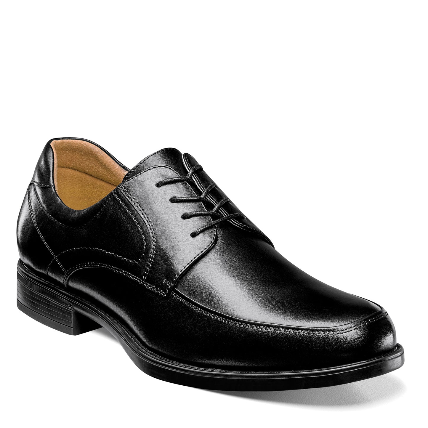 Peltz Shoes Men's Florsheim Midtown Moc Toe Oxford BLACK 12136-001