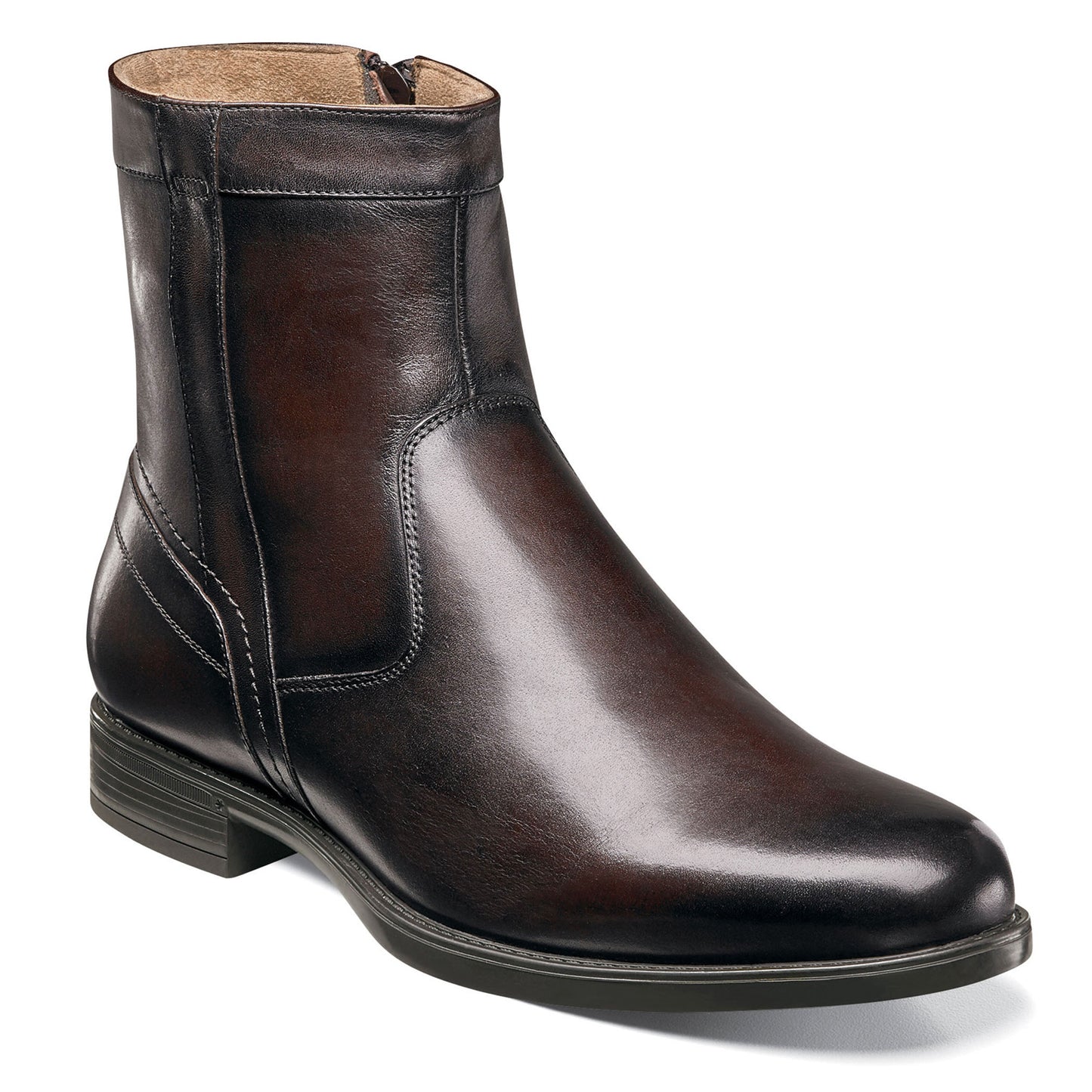 Peltz Shoes Men's Florsheim Midtown Plain Toe Boot BROWN 12140-200