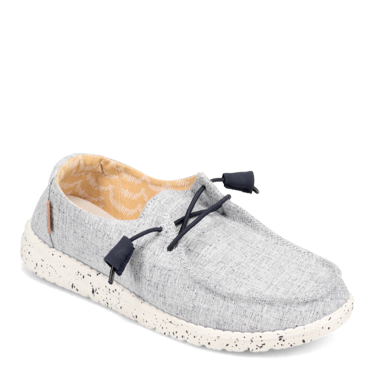 Peltz Shoes Women's Hey Dude Wendy Slip-On WHITE BLUE MULTI 121410119