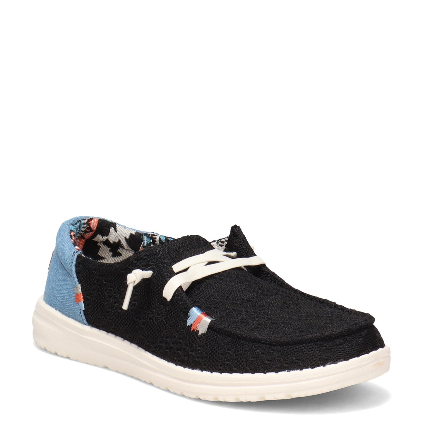 Peltz Shoes Women's Hey Dude Wendy Slip-On BLACK BOHO 121414790