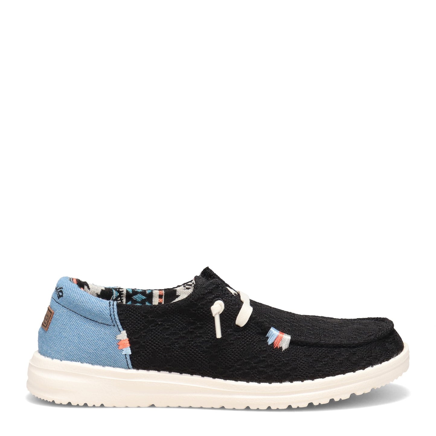 Peltz Shoes Women's Hey Dude Wendy Slip-On BLACK BOHO 121414790