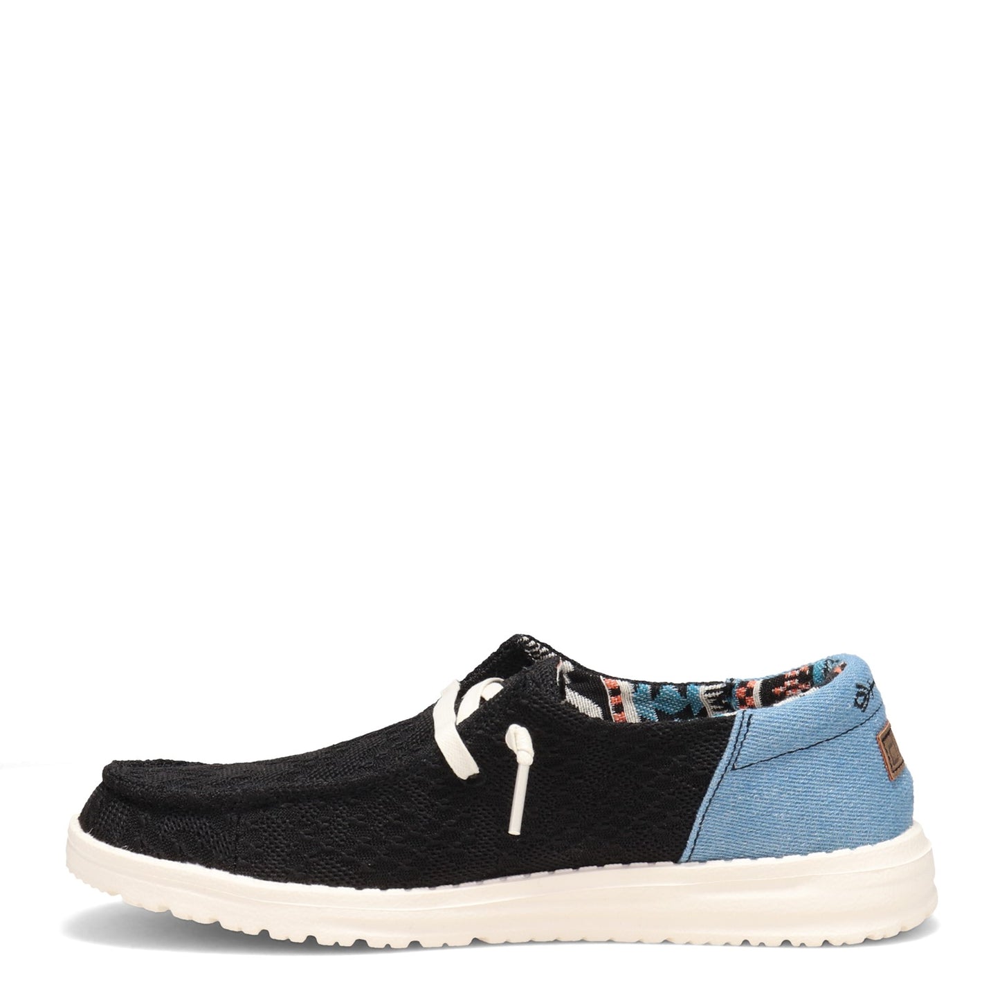 Peltz Shoes Women's Hey Dude Wendy Slip-On BLACK BOHO 121414790