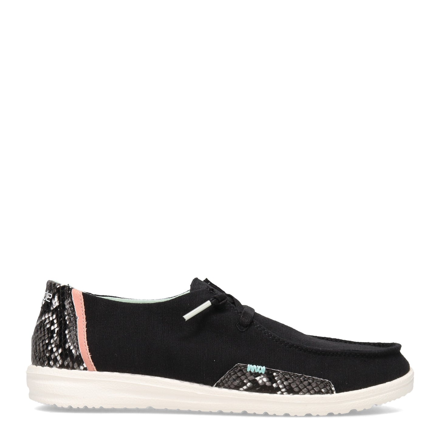 Peltz Shoes Women's Hey Dude Wendy Slip-On BLACK PINK 121414792