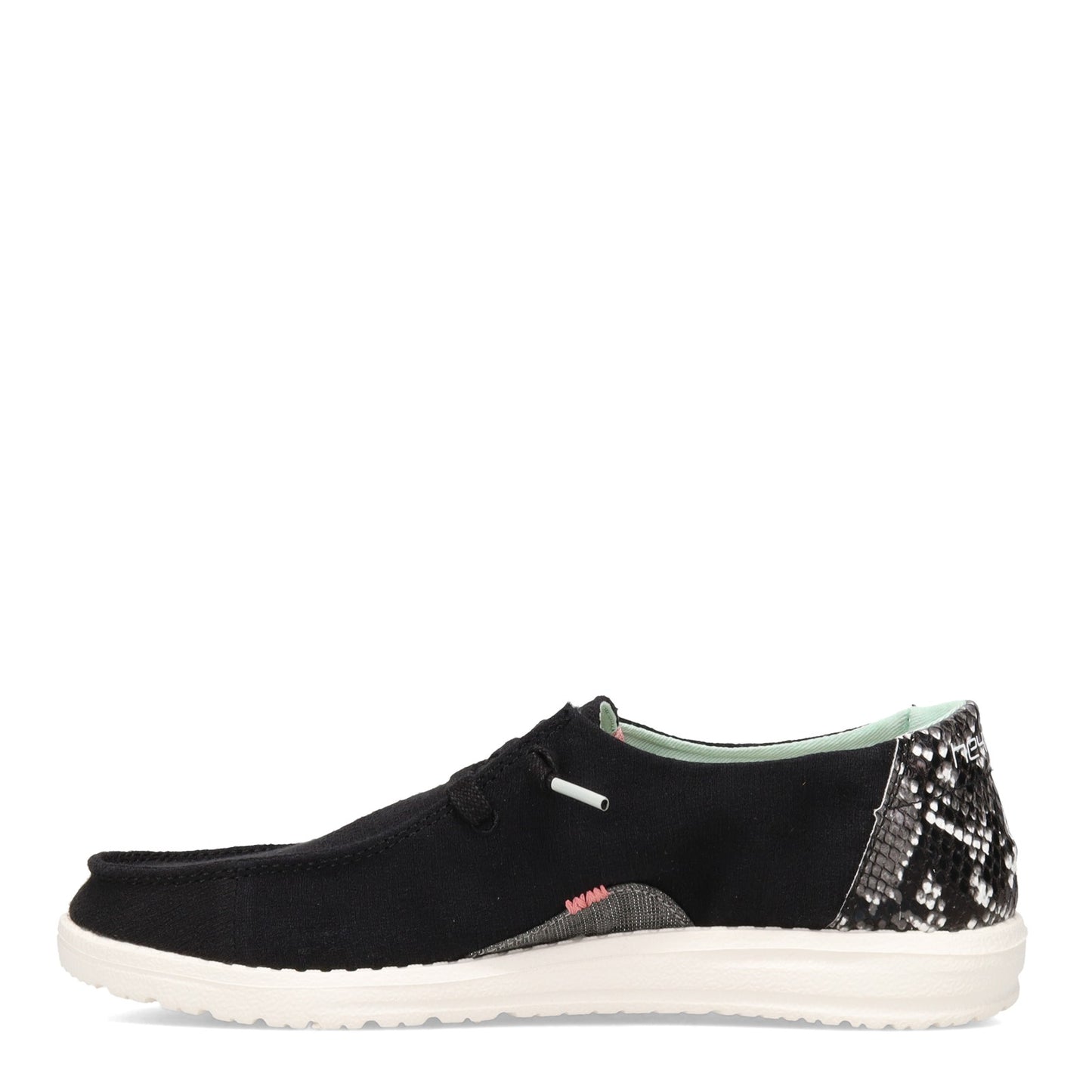 Peltz Shoes Women's Hey Dude Wendy Slip-On BLACK PINK 121414792
