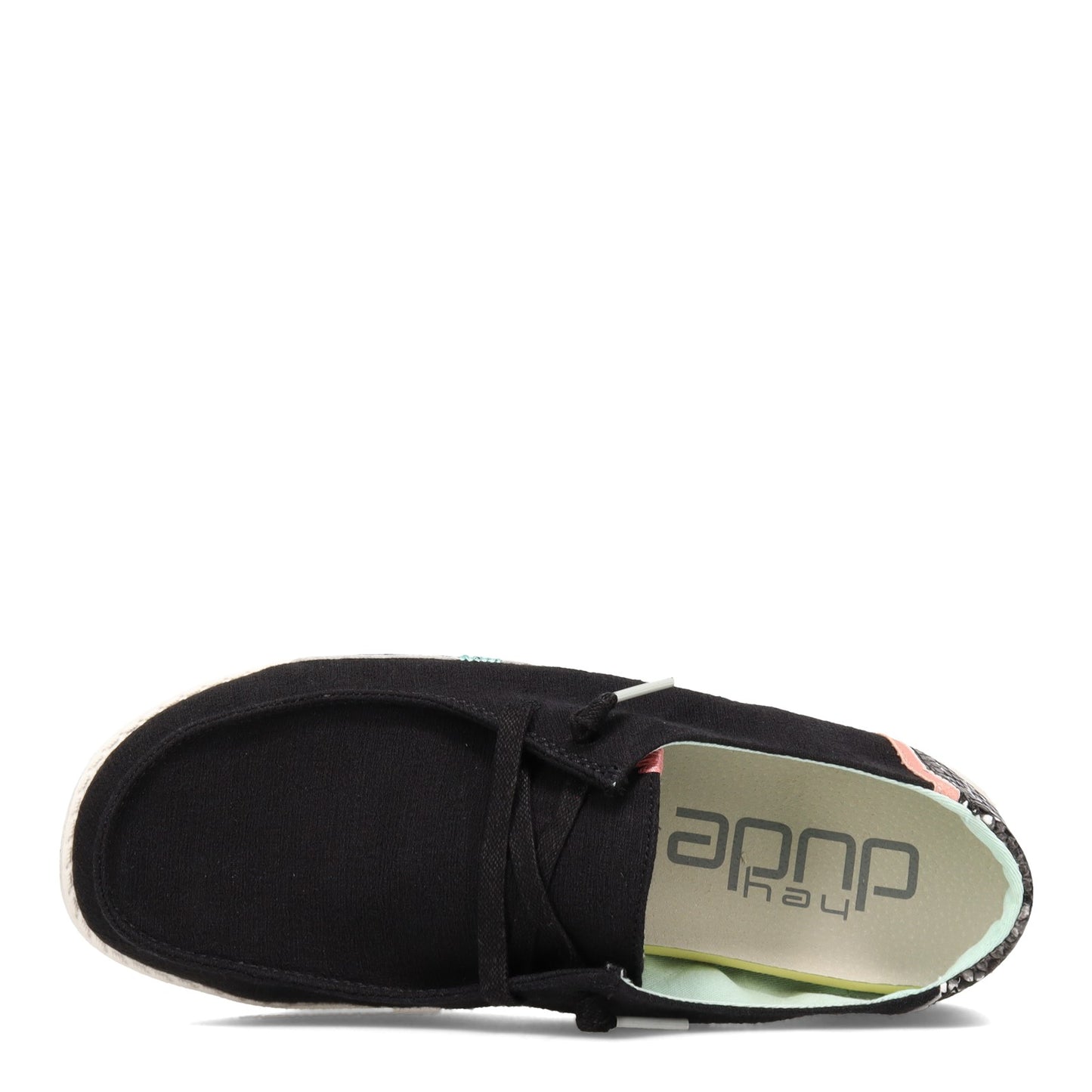 Peltz Shoes Women's Hey Dude Wendy Slip-On BLACK PINK 121414792