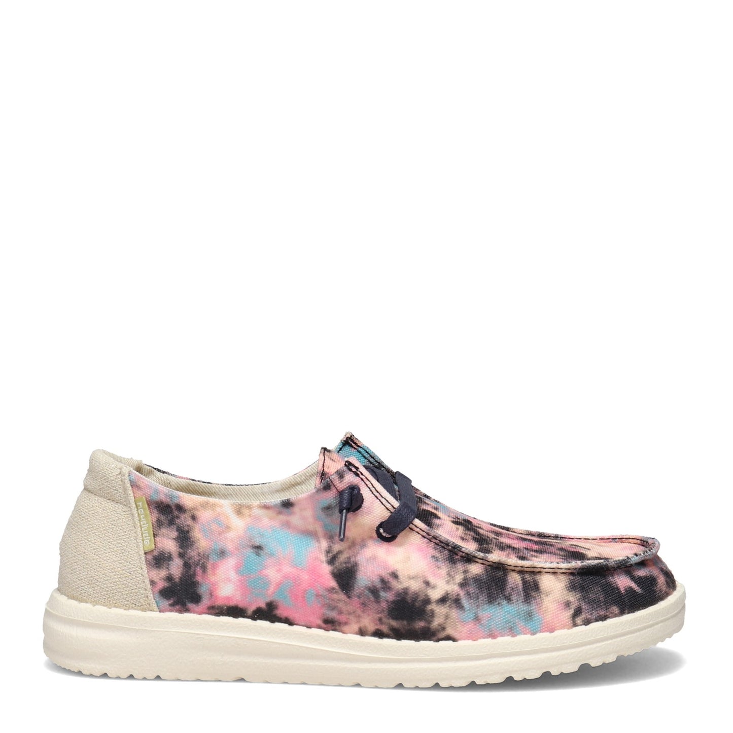 Peltz Shoes Women's Hey Dude Wendy Slip-On NAVY PINK TIE DYE 121415043