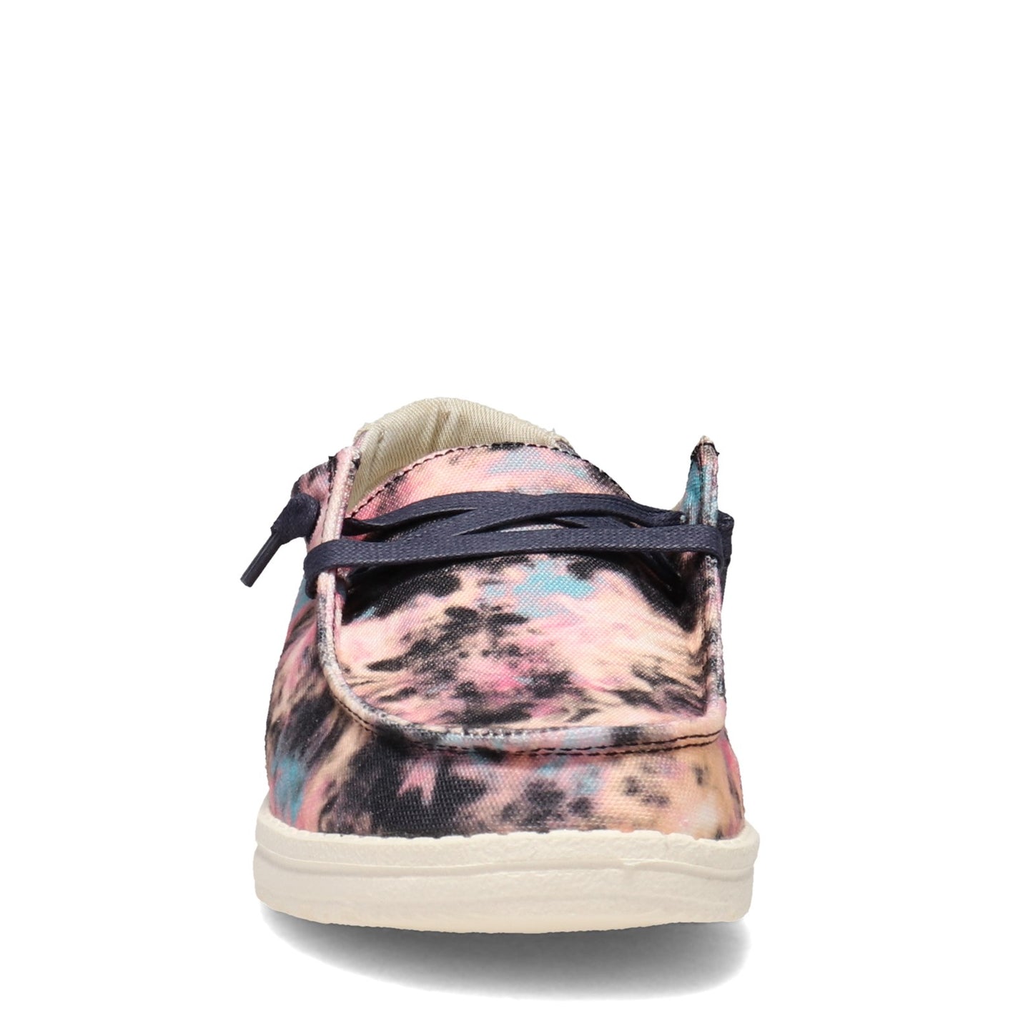 Peltz Shoes Women's Hey Dude Wendy Slip-On NAVY PINK TIE DYE 121415043