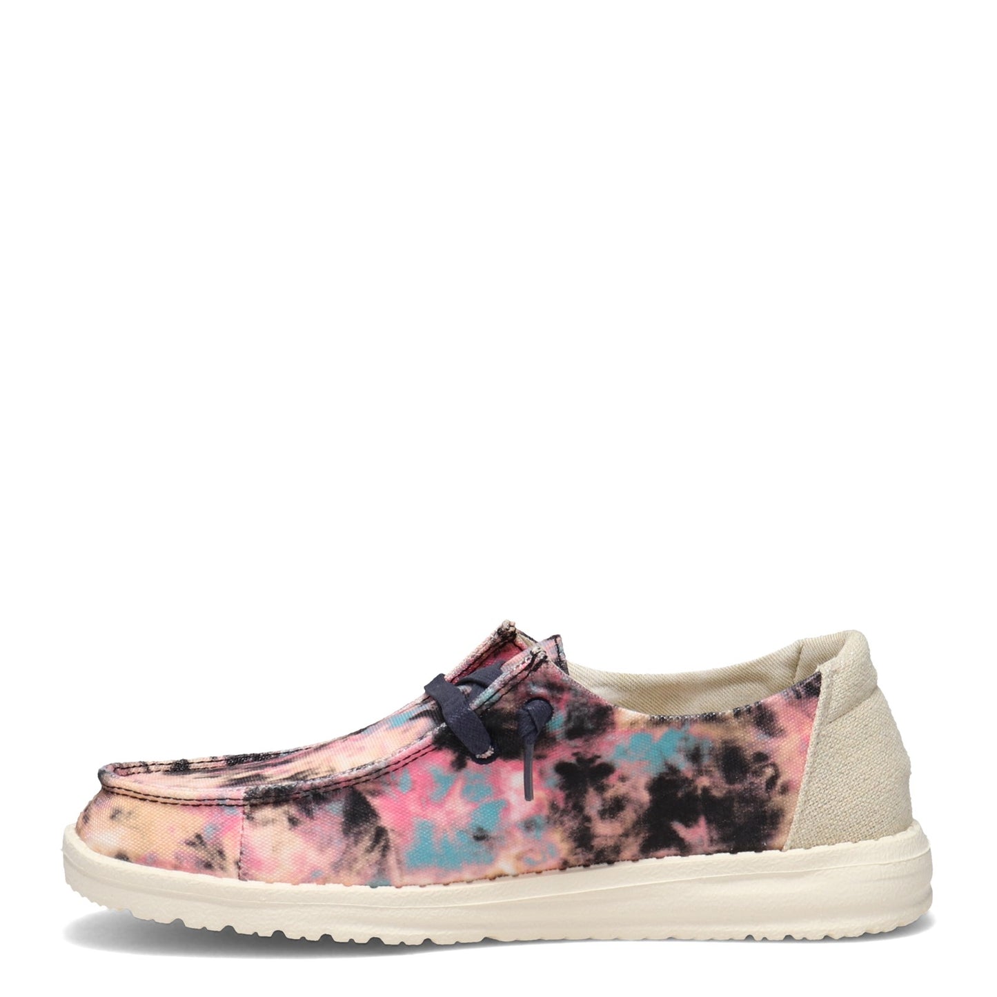 Peltz Shoes Women's Hey Dude Wendy Slip-On NAVY PINK TIE DYE 121415043