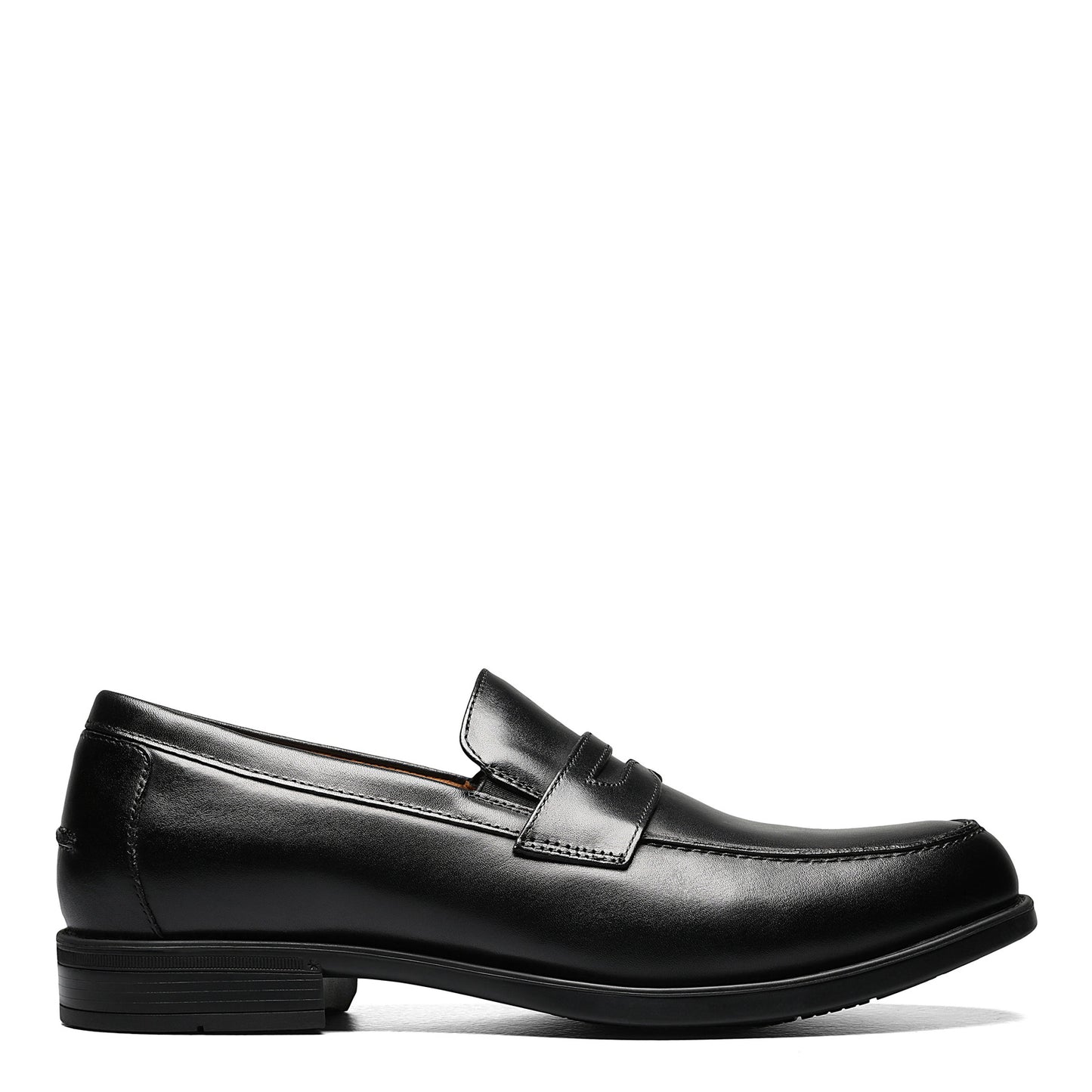 Peltz Shoes Men's Florsheim Midtown Moc Penny Loafer BLACK 12159-001