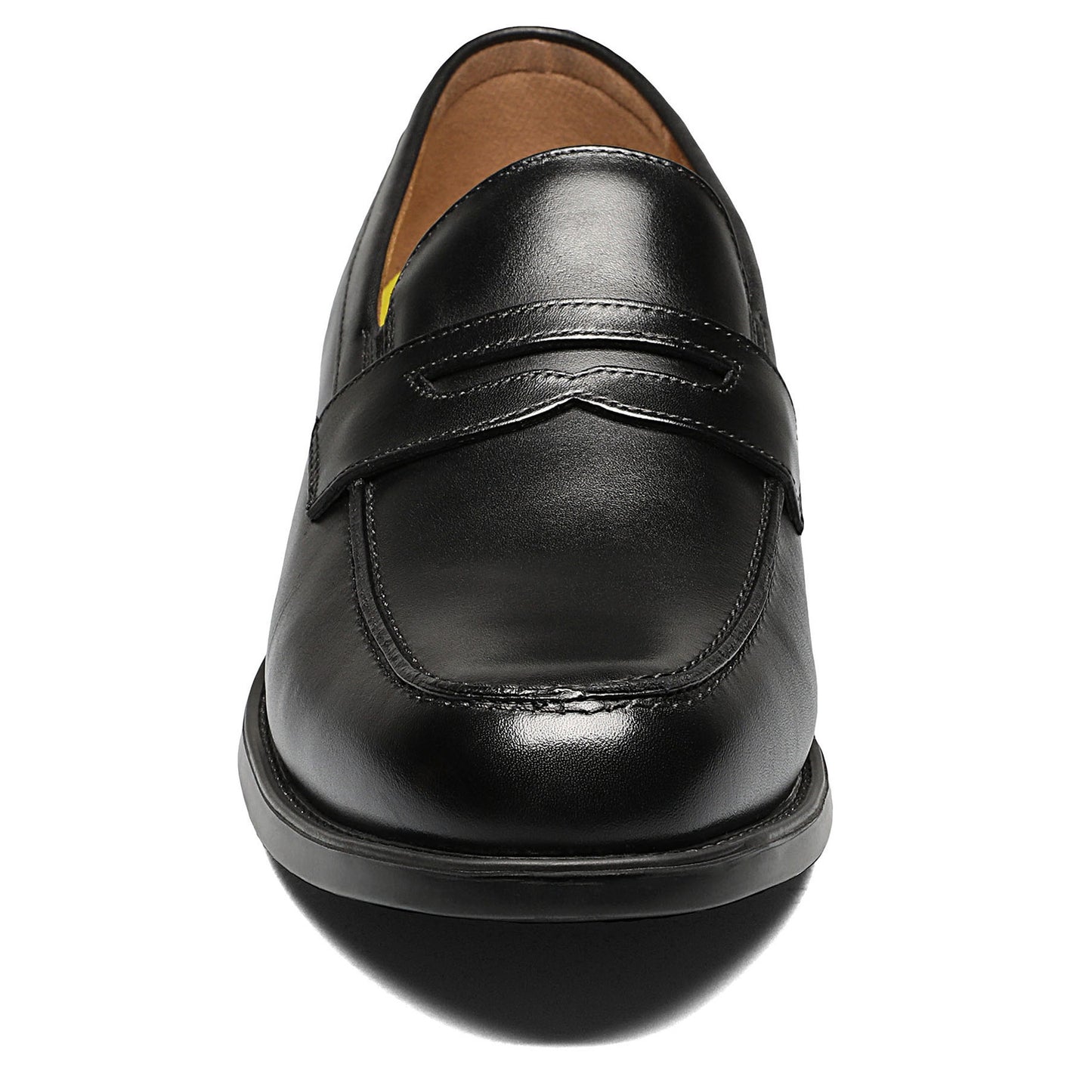 Peltz Shoes Men's Florsheim Midtown Moc Penny Loafer BLACK 12159-001