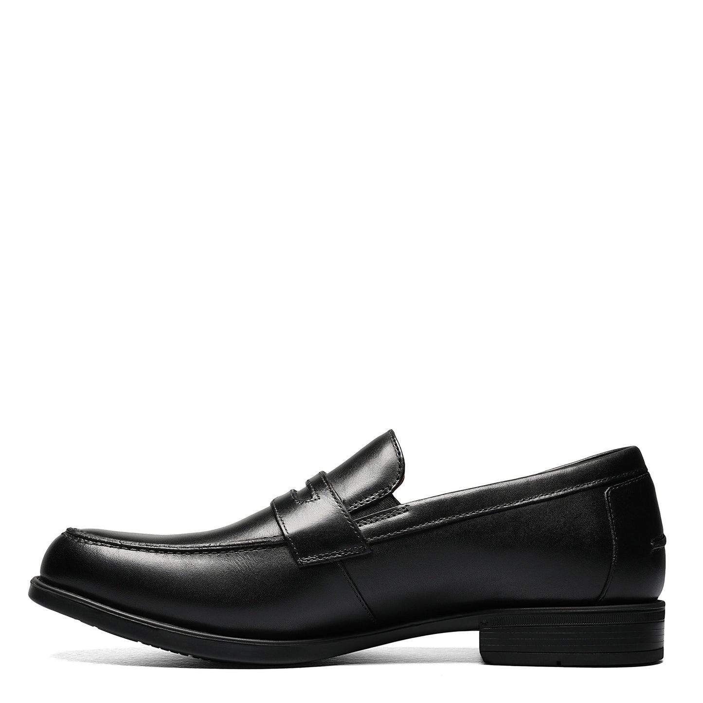 Peltz Shoes Men's Florsheim Midtown Moc Penny Loafer BLACK 12159-001