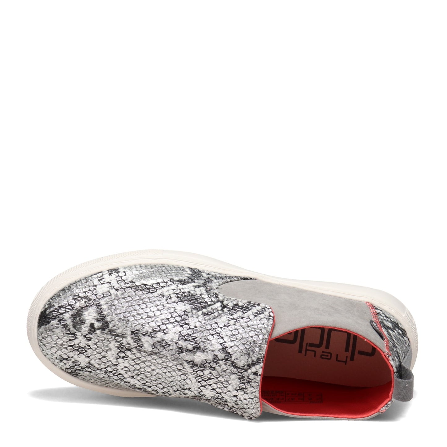 Peltz Shoes Women's Hey Dude Peyton Slip-On GREY SNAKE PRINT 121793172
