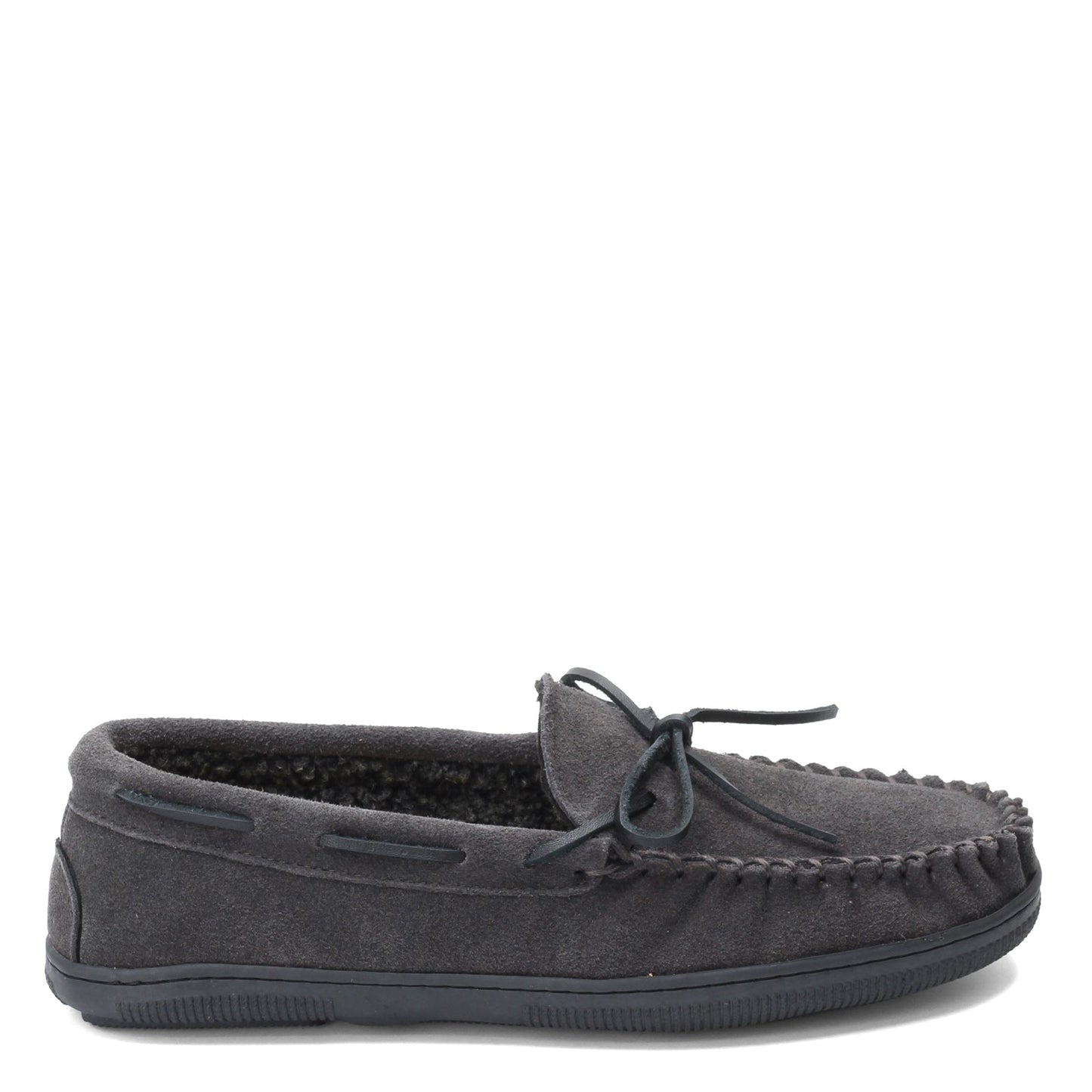 Peltz Shoes Men's Florsheim Cozzy Moc Toe Slipper GRAY 12184-061