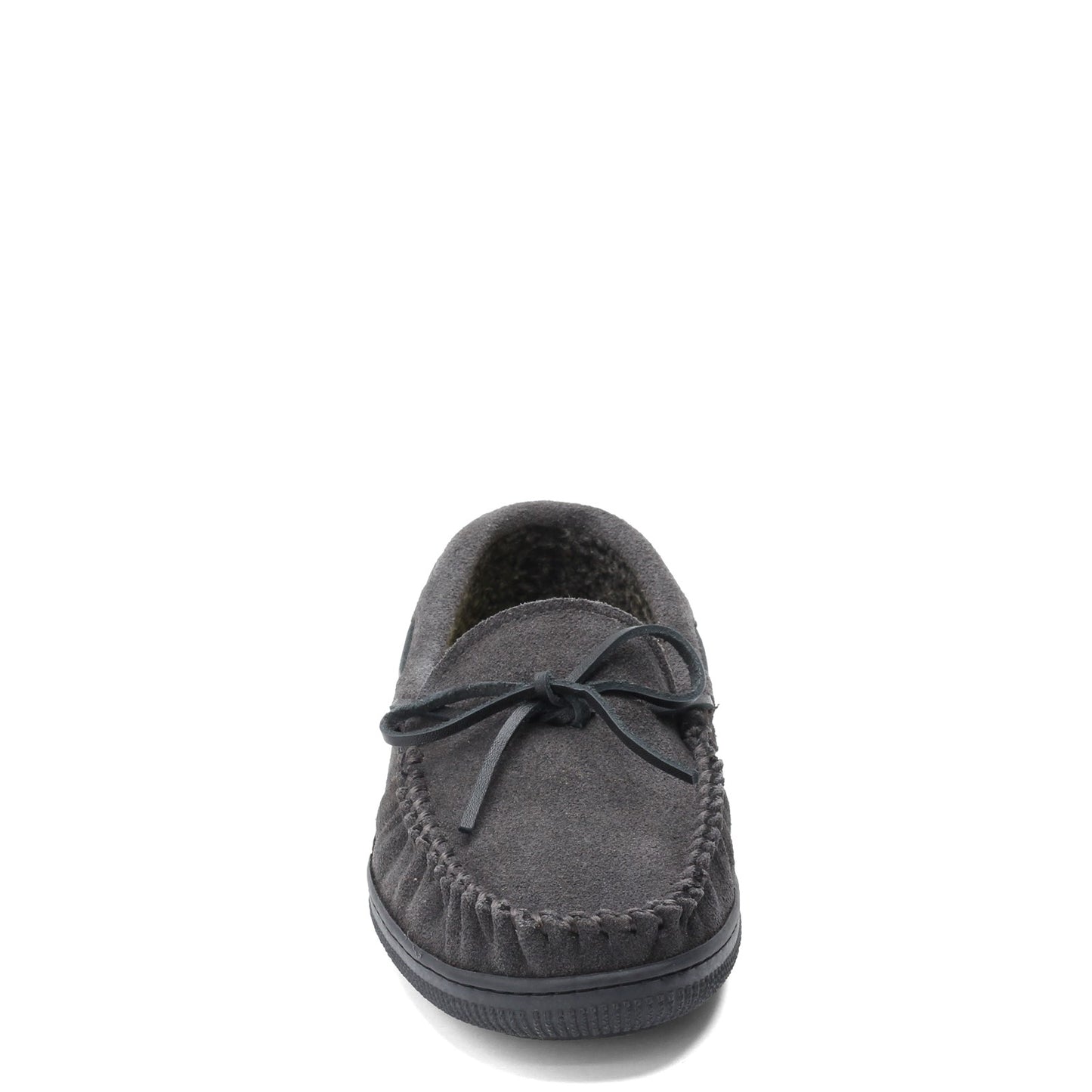 Peltz Shoes Men's Florsheim Cozzy Moc Toe Slipper GRAY 12184-061