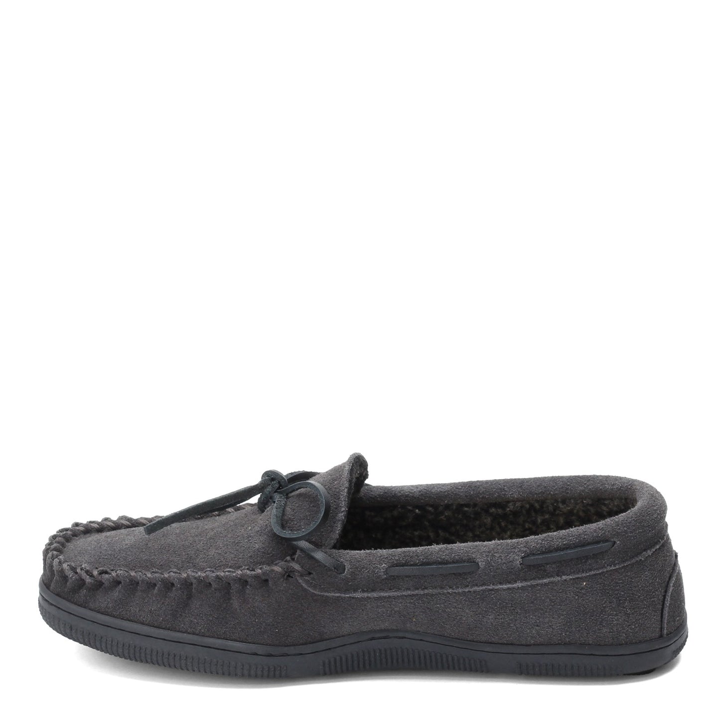 Peltz Shoes Men's Florsheim Cozzy Moc Toe Slipper GRAY 12184-061