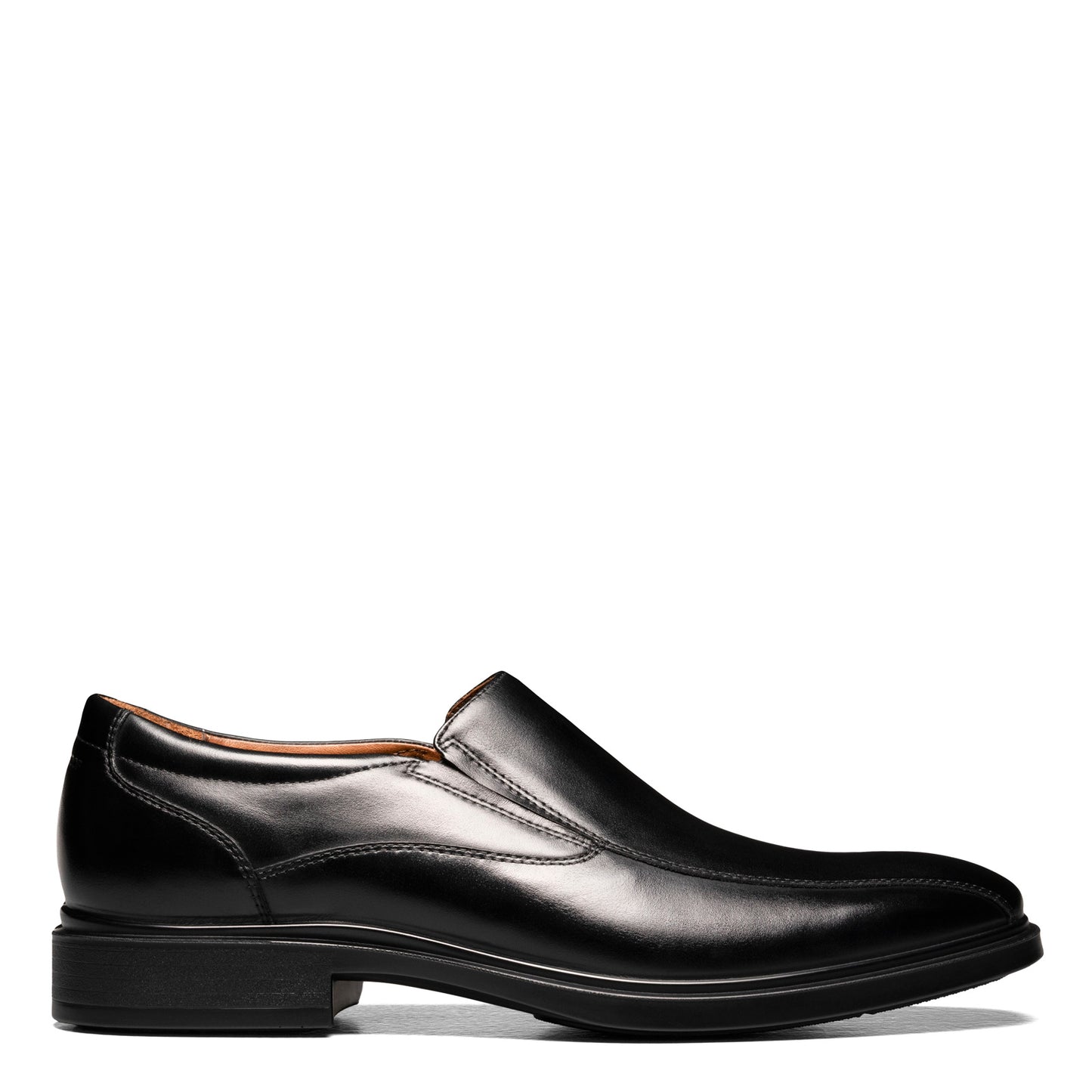 Peltz Shoes Men's Florsheim Forecast Bike Toe Slip-On BLACK 12189-001