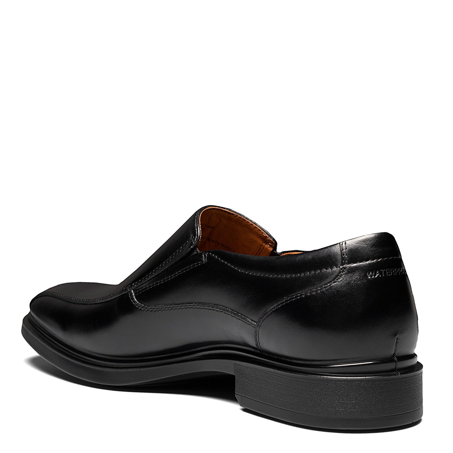 Peltz Shoes Men's Florsheim Forecast Bike Toe Slip-On BLACK 12189-001
