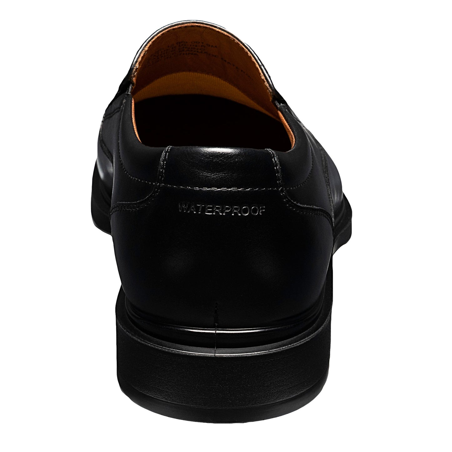 Peltz Shoes Men's Florsheim Forecast Bike Toe Slip-On BLACK 12189-001