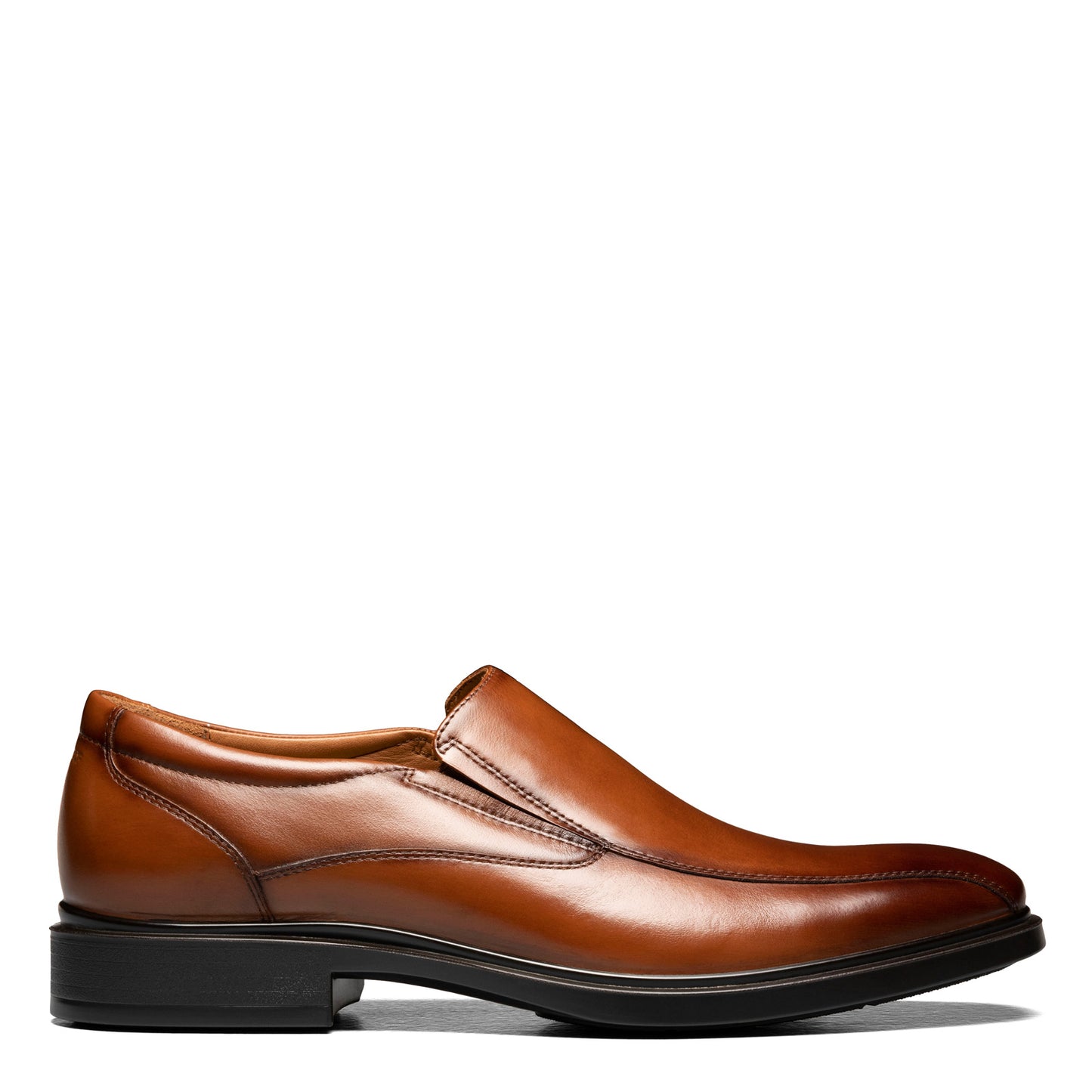 Peltz Shoes Men's Florsheim Forecast Bike Toe Slip-On COGNAC 12189-221