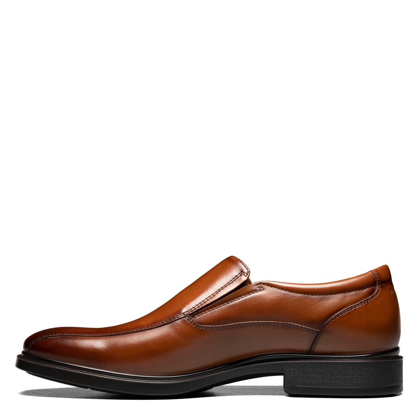 Peltz Shoes Men's Florsheim Forecast Bike Toe Slip-On COGNAC 12189-221