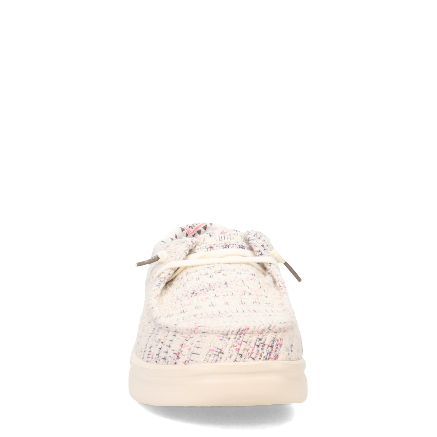 Peltz Shoes Women's Hey Dude Wendy Rise Slip-On OFF WHITE MULTI 121940213