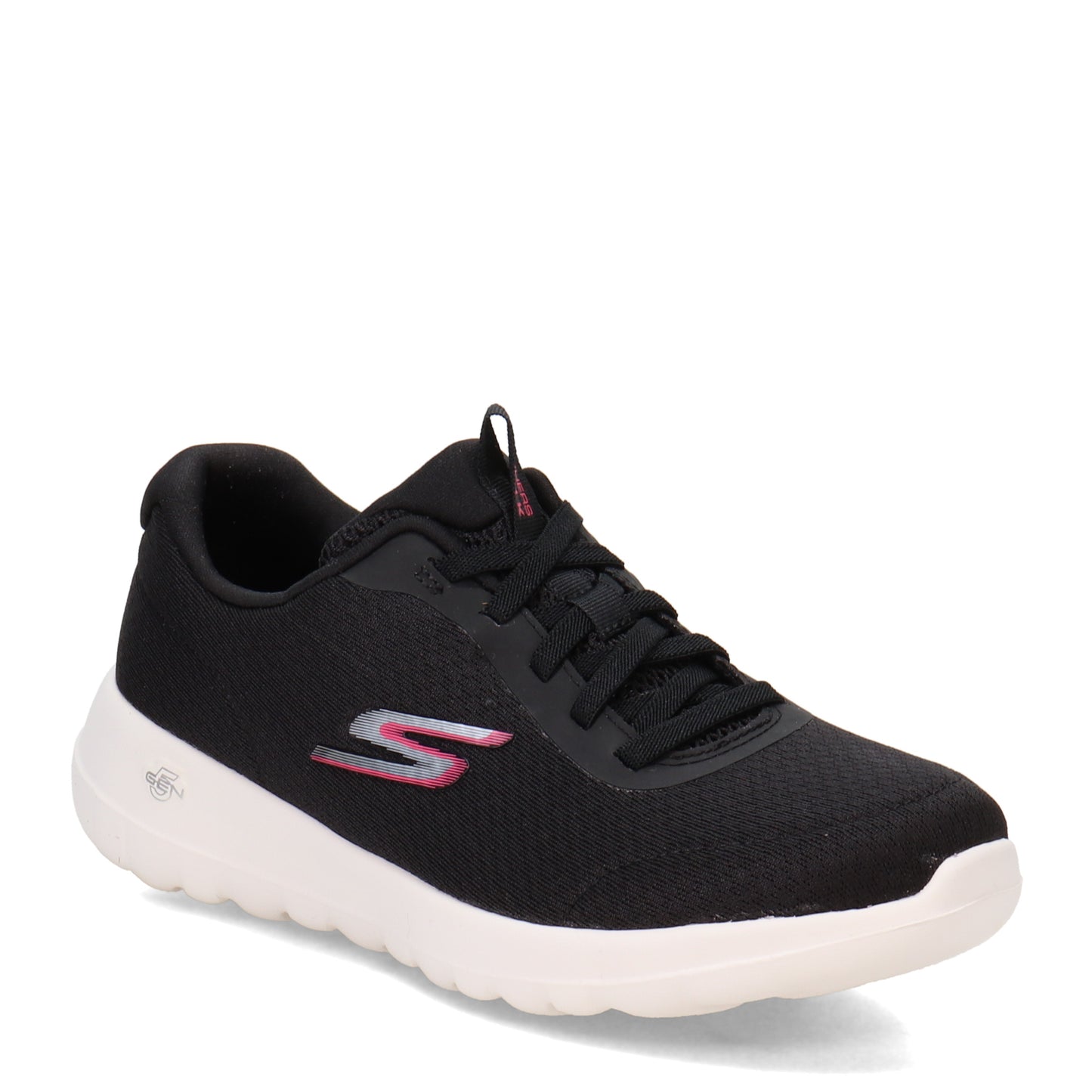 Peltz Shoes Women's Skechers GOwalk Joy - Ecstatic Walking Shoe BLACK WHITE 124094-BKW