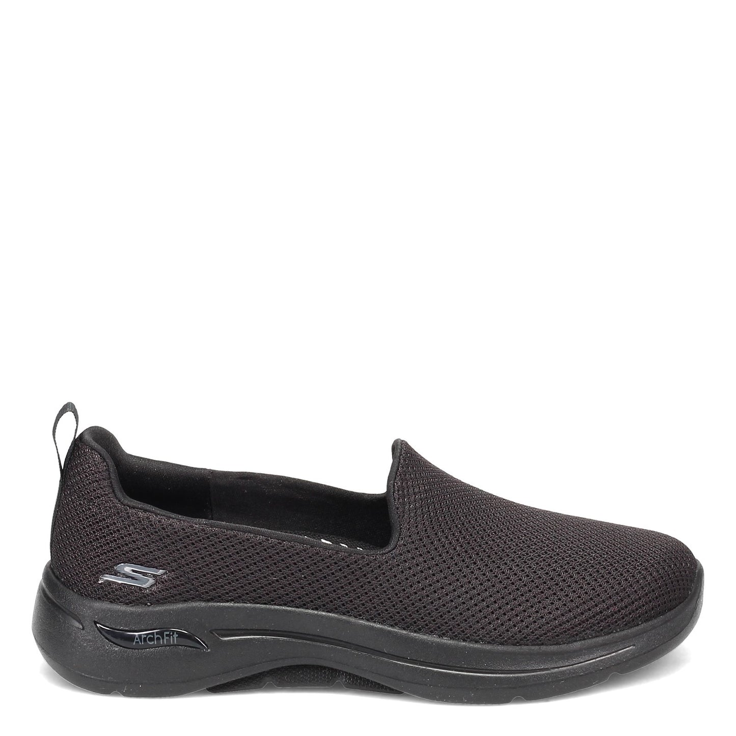Peltz Shoes Women's Skechers GOwalk Arch Fit - Grateful Slip-On - Wide Width SOLID BLACK 124401W-BBK