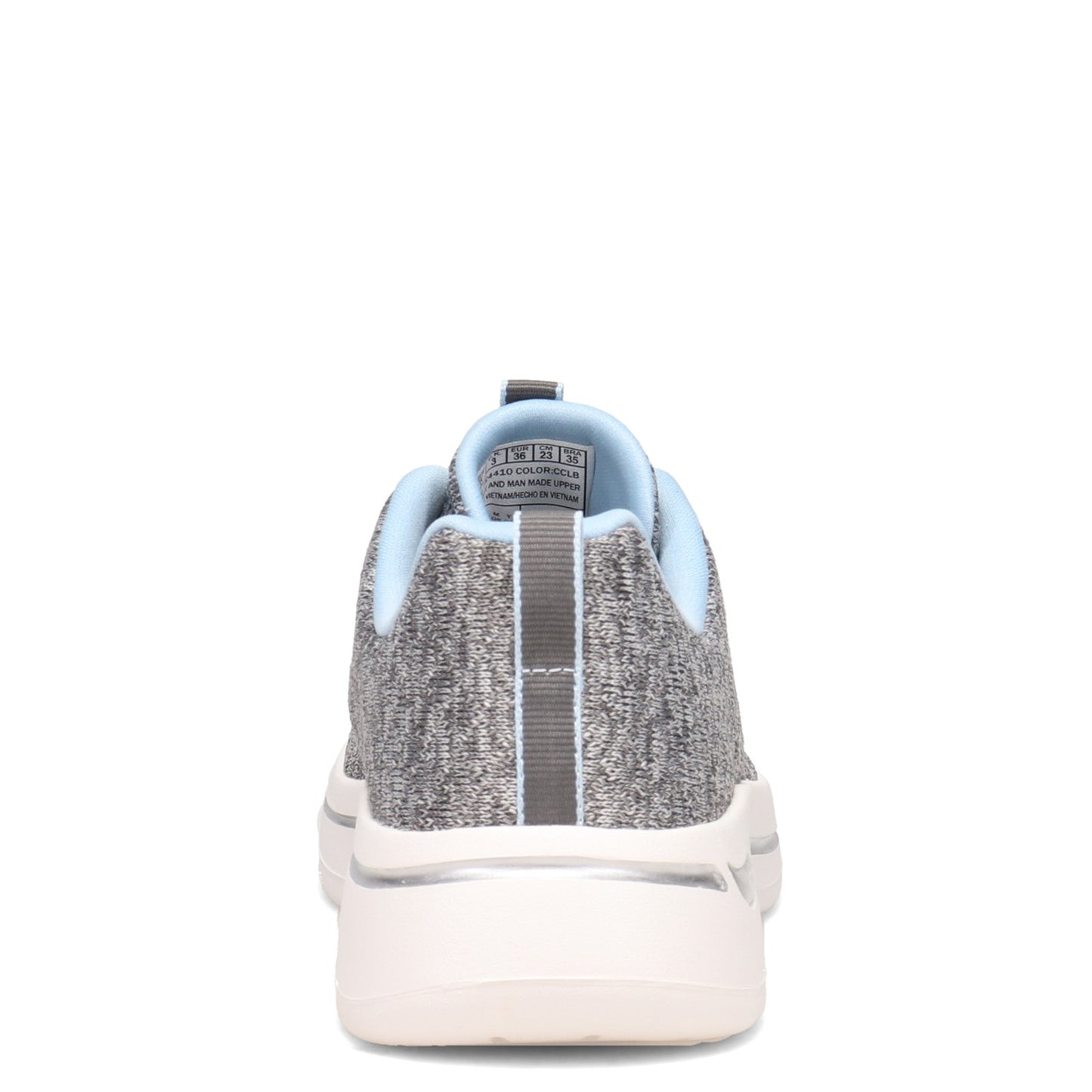 Peltz Shoes Women's Skechers GOwalk Arch Fit - Glee Sneaker GREY BLUE 124410-CCLB