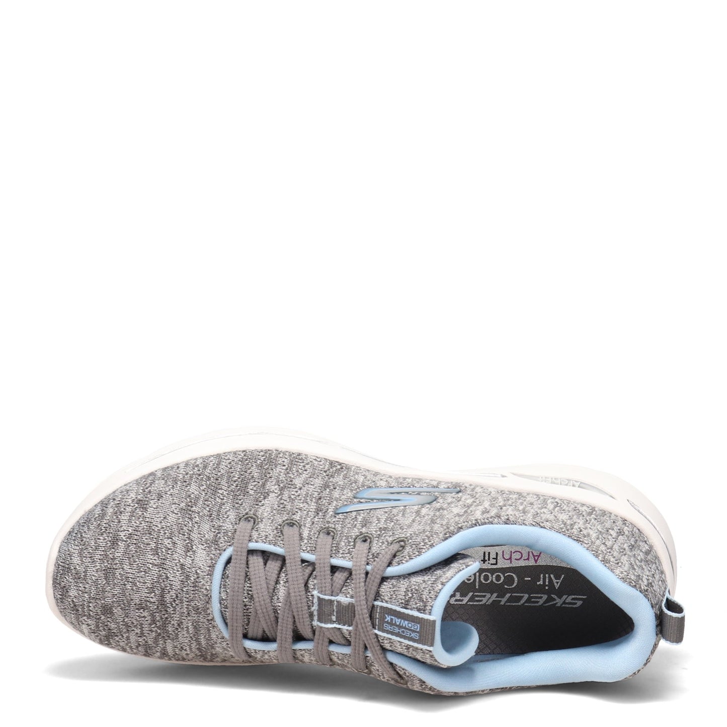 Peltz Shoes Women's Skechers GOwalk Arch Fit - Glee Sneaker GREY BLUE 124410-CCLB