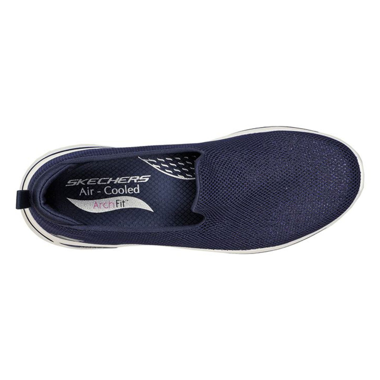 Peltz Shoes Women's Skechers GO WALK Arch Fit - Vividly Slip-On NAVY 124417-NVY