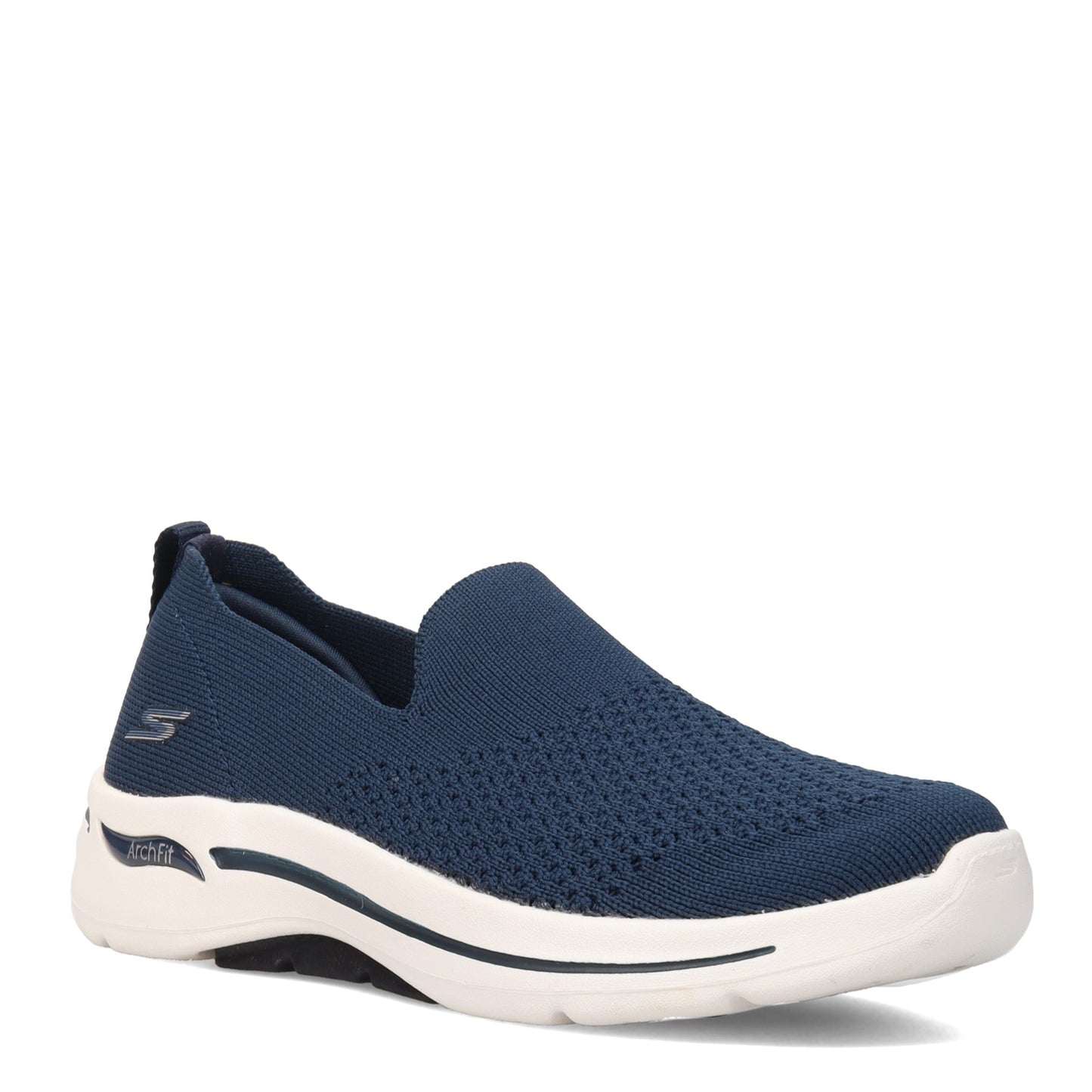 Peltz Shoes Women's Skechers GO WALK Arch Fit Delora Slip-On NAVY 124418-NVY