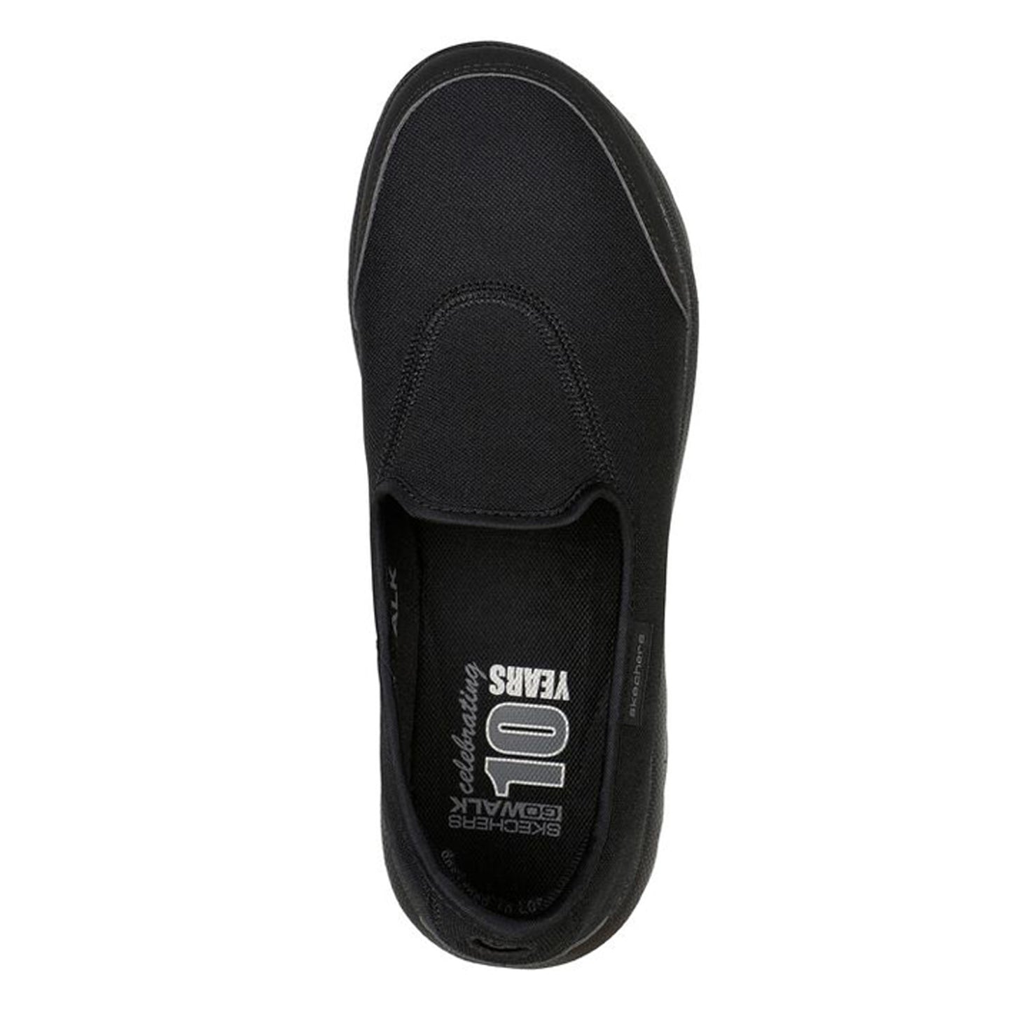 Peltz Shoes Women's Skechers GO WALK Classic - Ideal Sunset Slip-On BLACK 124464-BBK